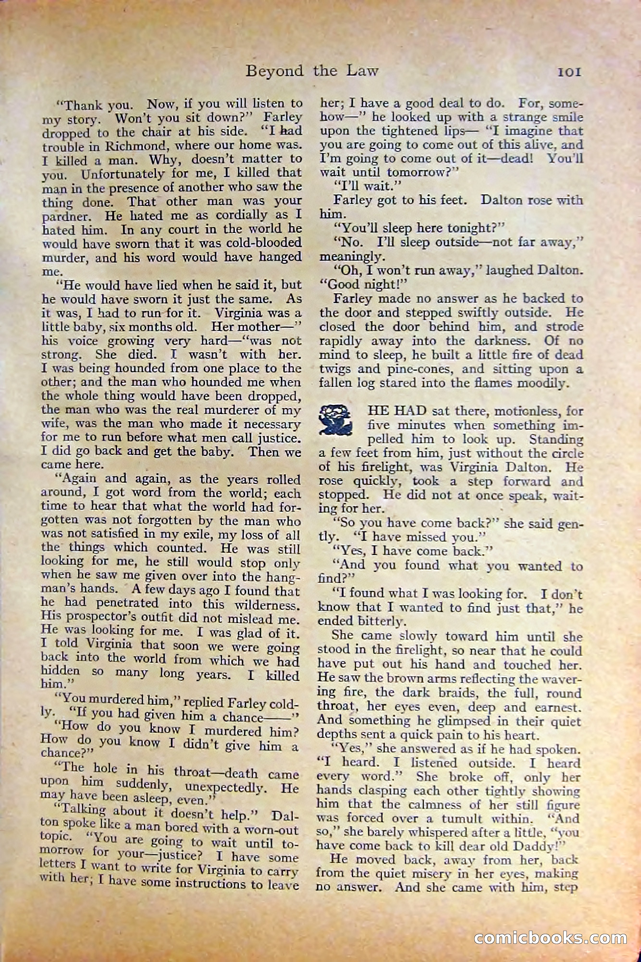 Adventure Magazine, October 1915 — page 103 of 228