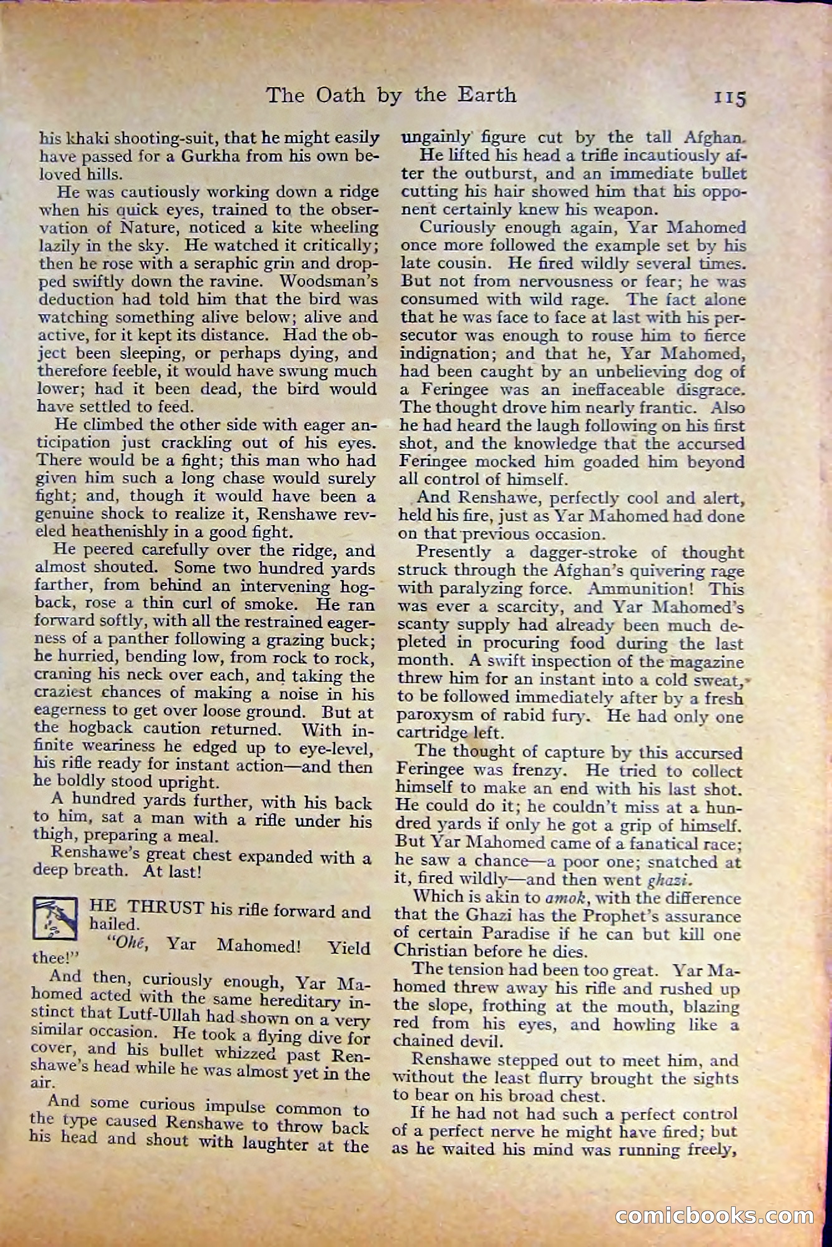 Adventure Magazine, October 1915 — page 117 of 228