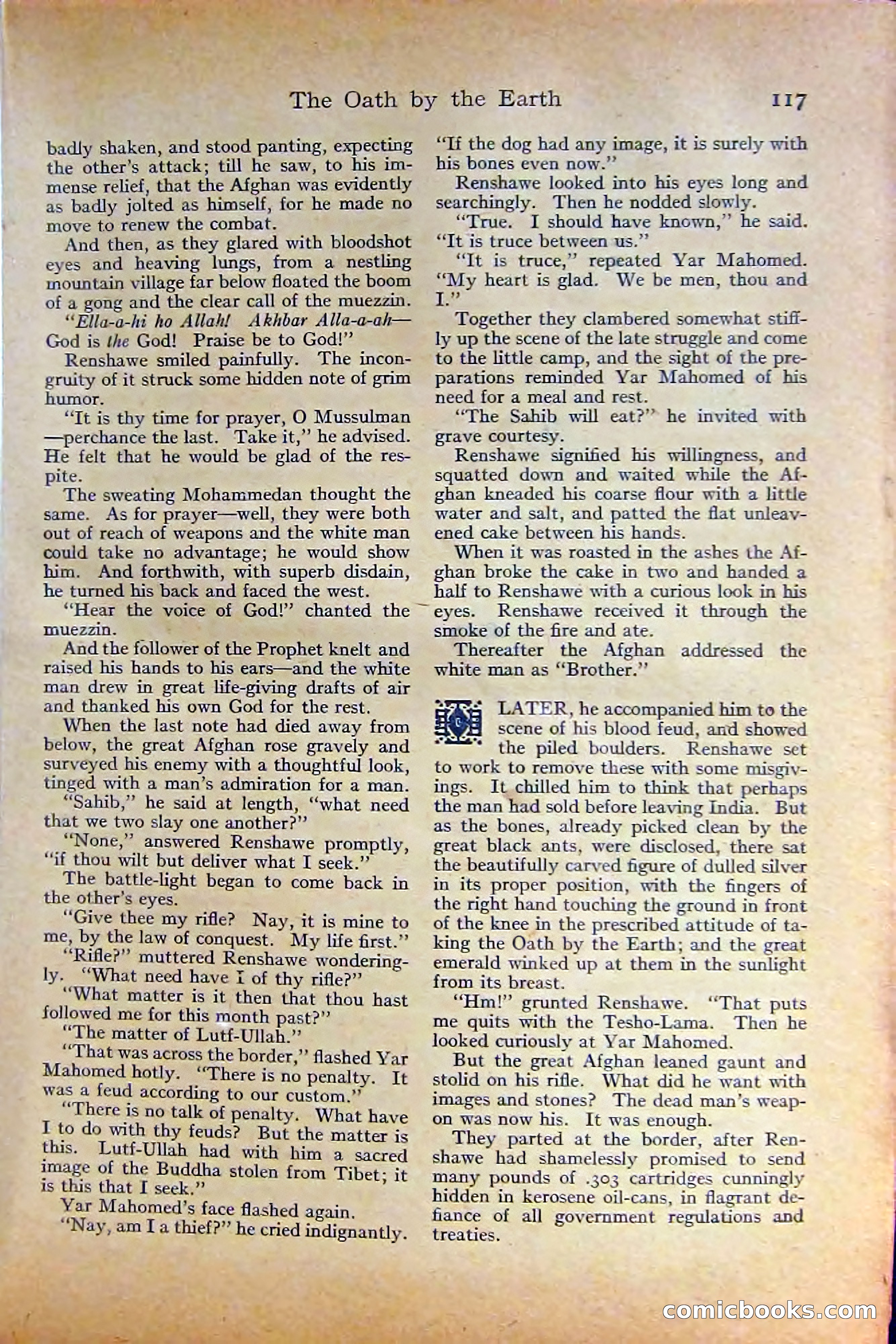 Adventure Magazine, October 1915 — page 119 of 228
