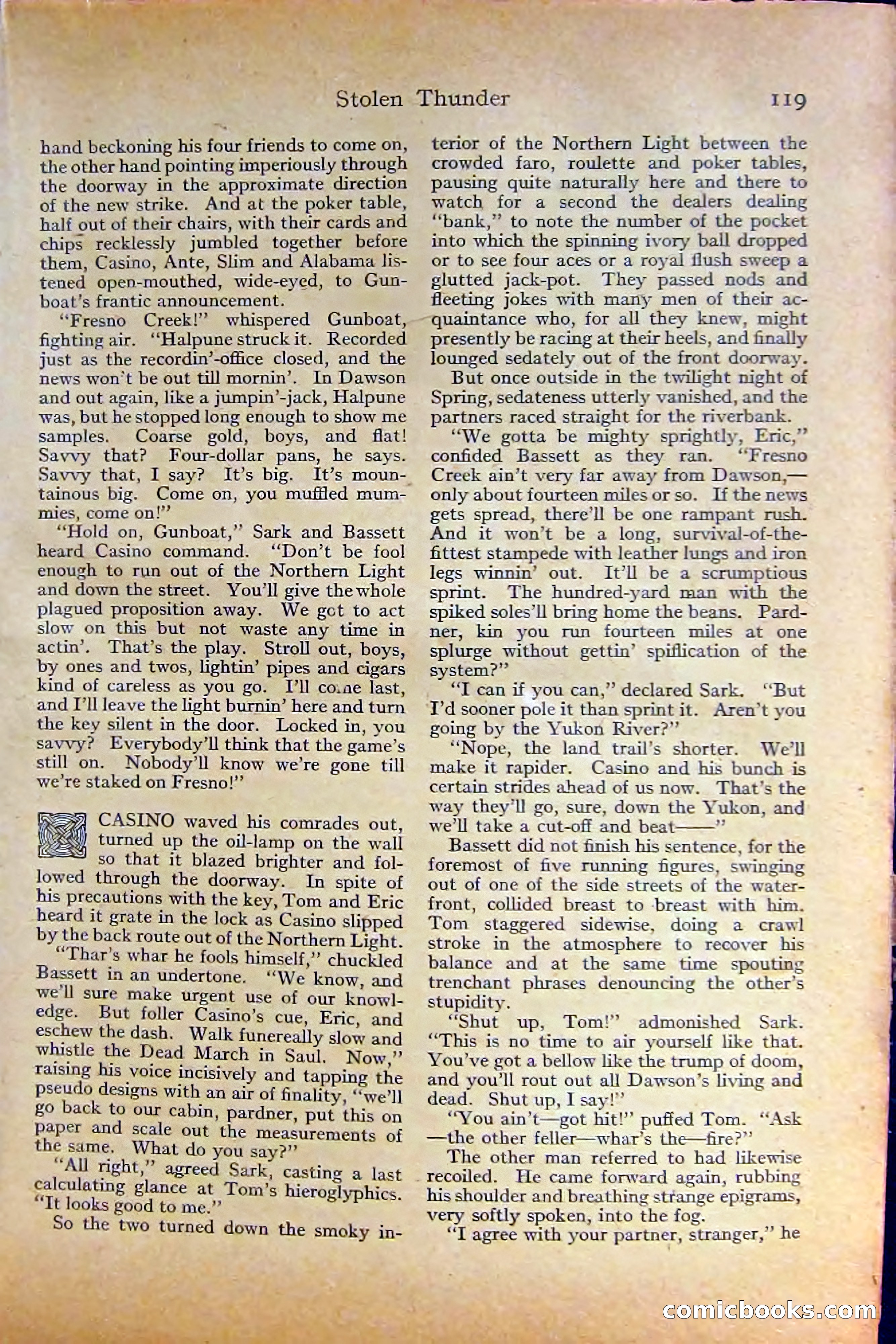 Adventure Magazine, October 1915 — page 121 of 228