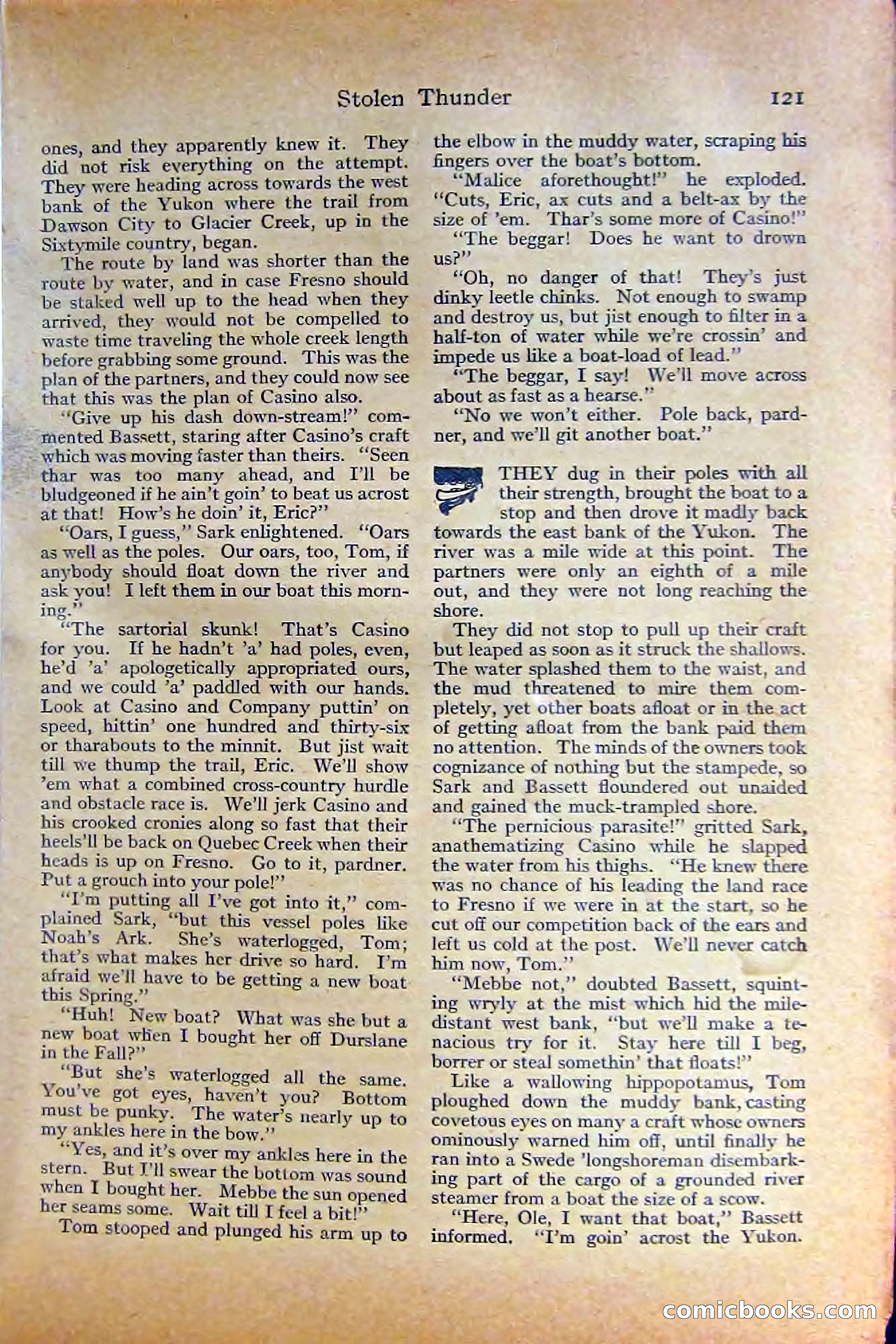 Adventure Magazine, October 1915 — page 123 of 228