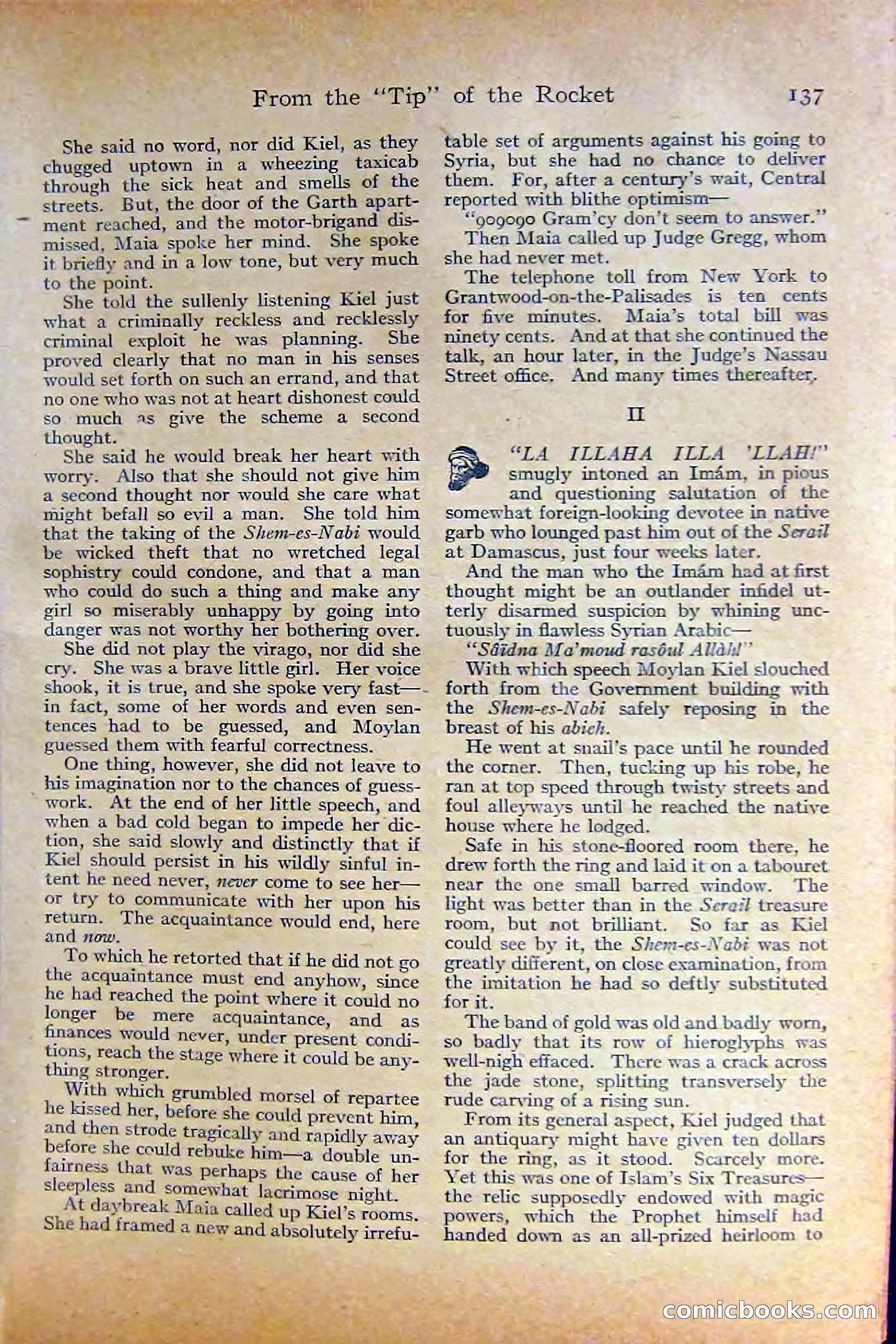 Adventure Magazine, October 1915 — page 139 of 228