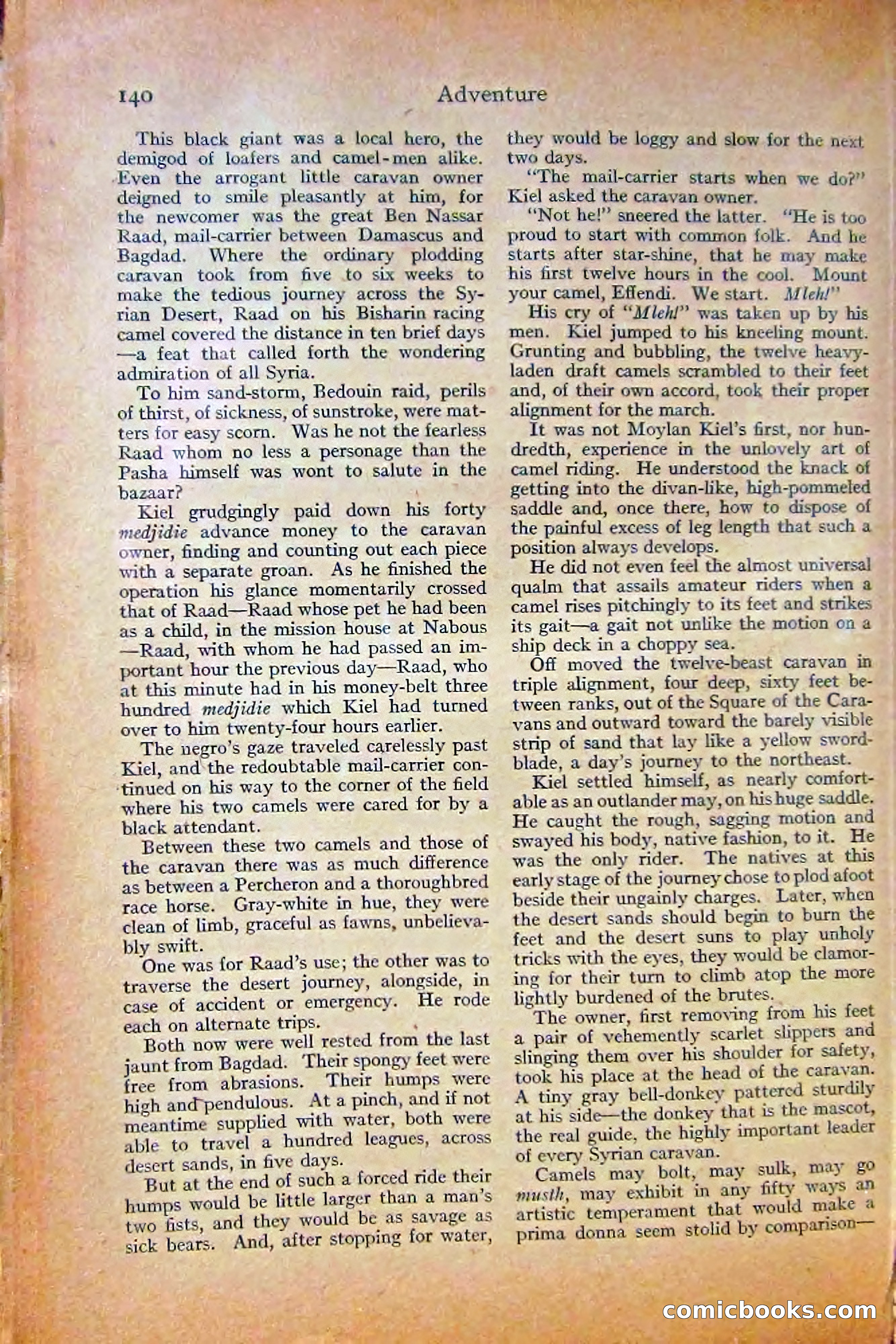 Adventure Magazine, October 1915 — page 142 of 228