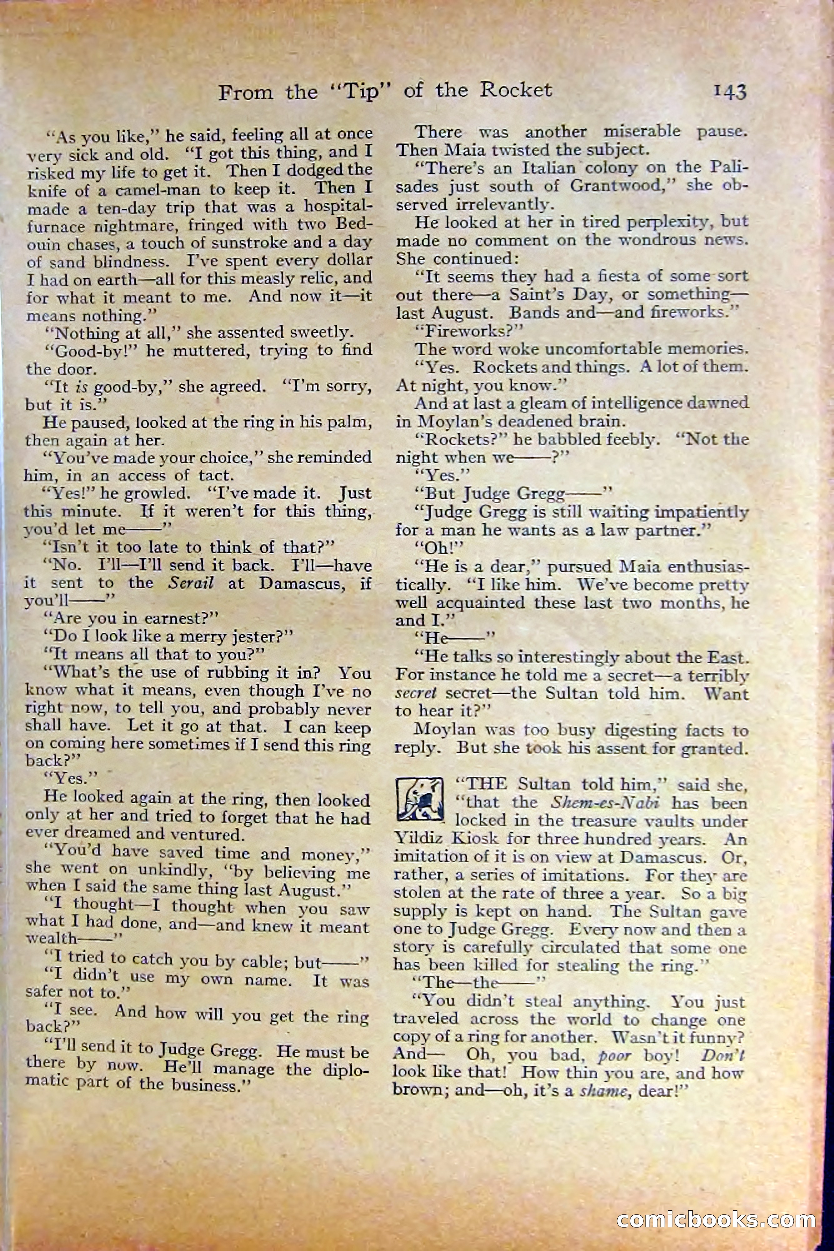 Adventure Magazine, October 1915 — page 145 of 228