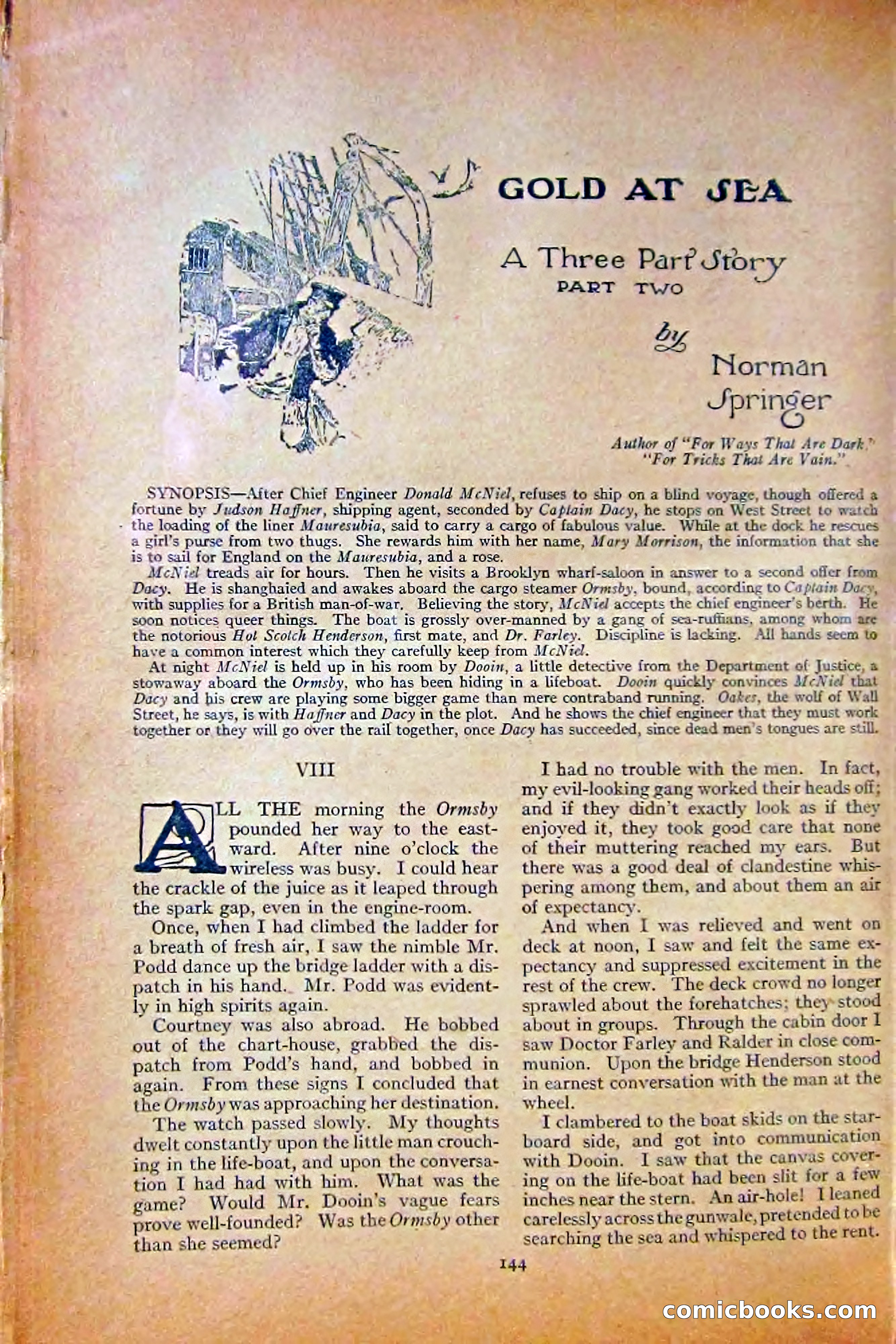 Adventure Magazine, October 1915 — page 146 of 228