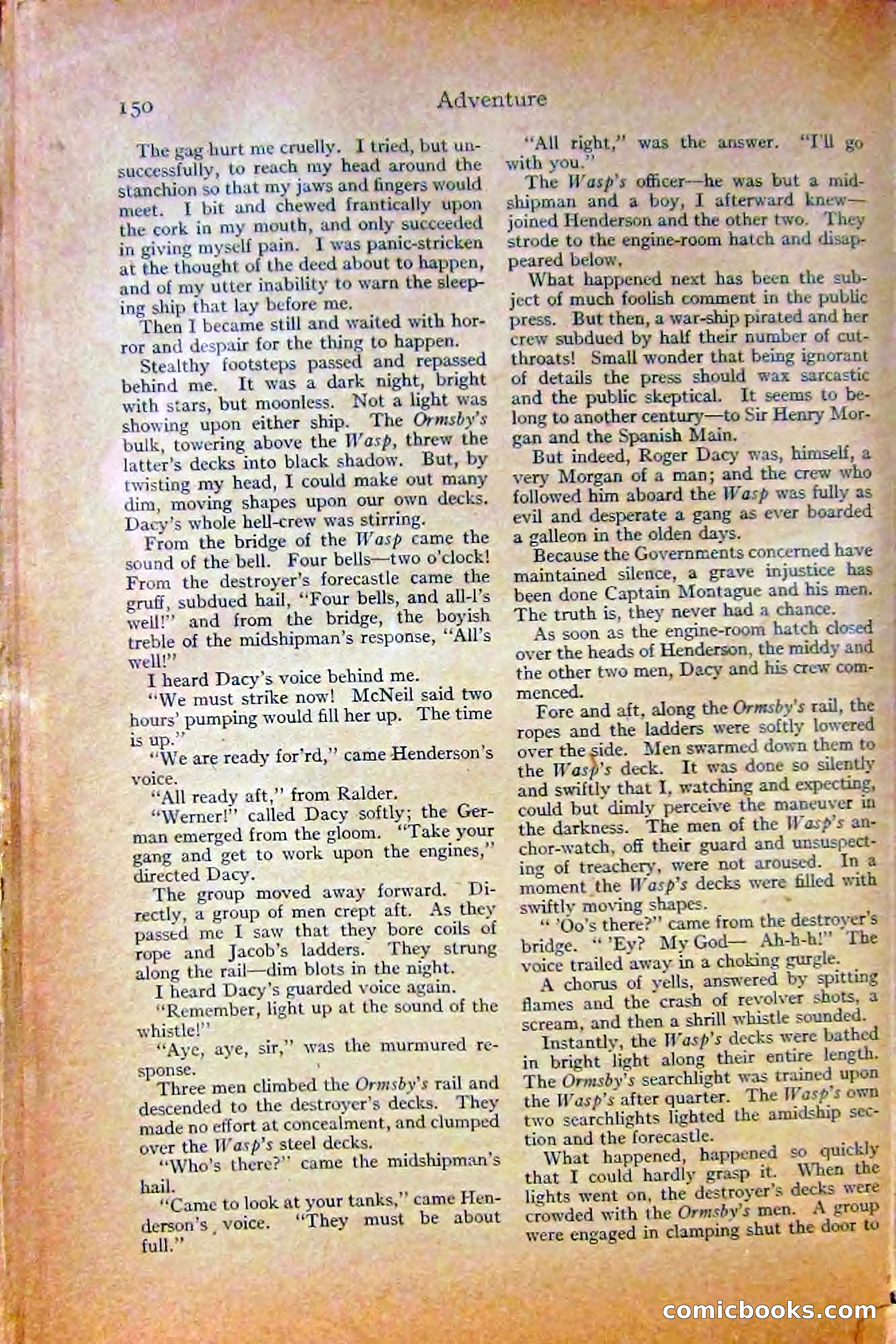 Adventure Magazine, October 1915 — page 152 of 228