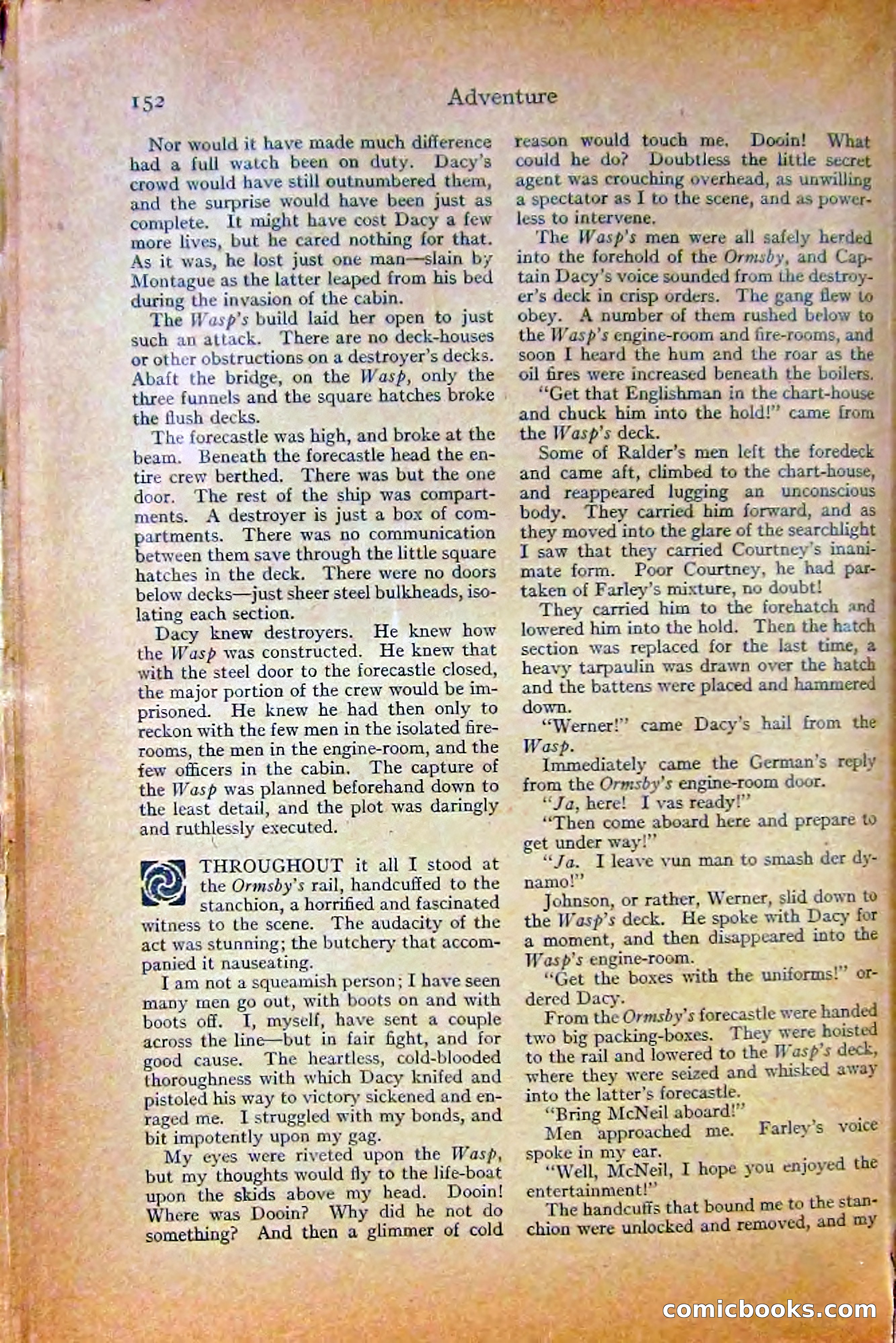 Adventure Magazine, October 1915 — page 154 of 228