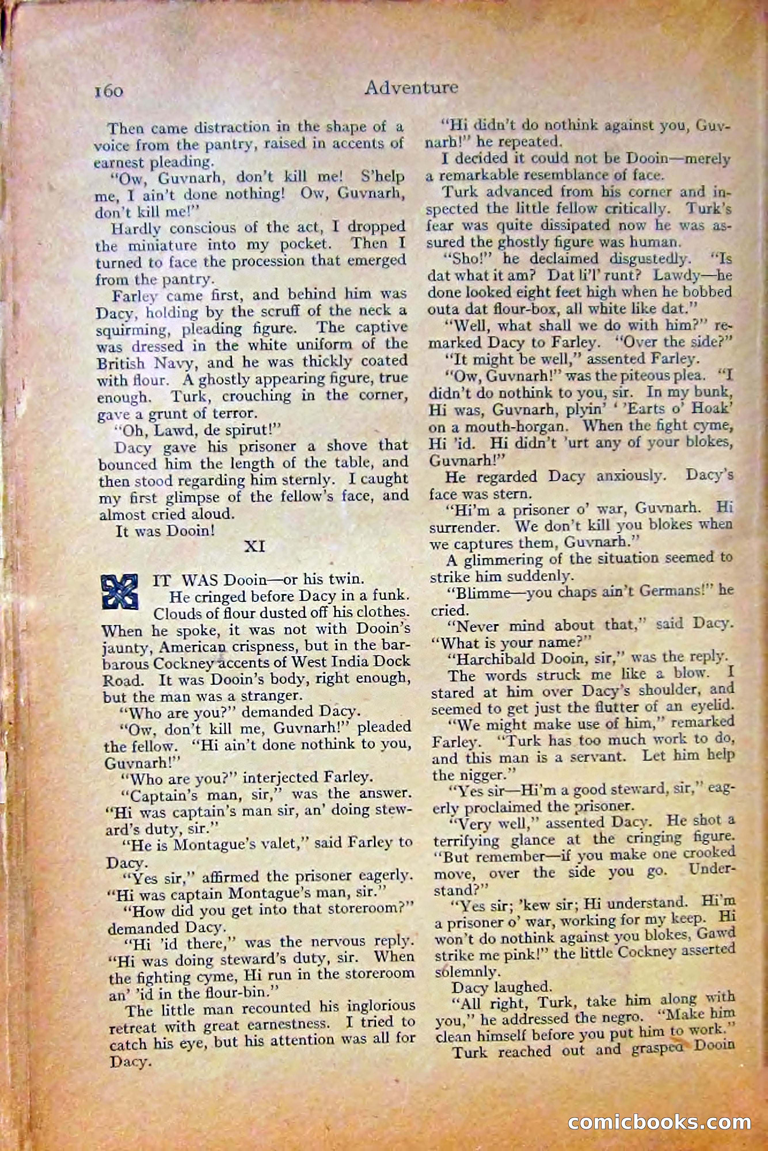 Adventure Magazine, October 1915 — page 162 of 228