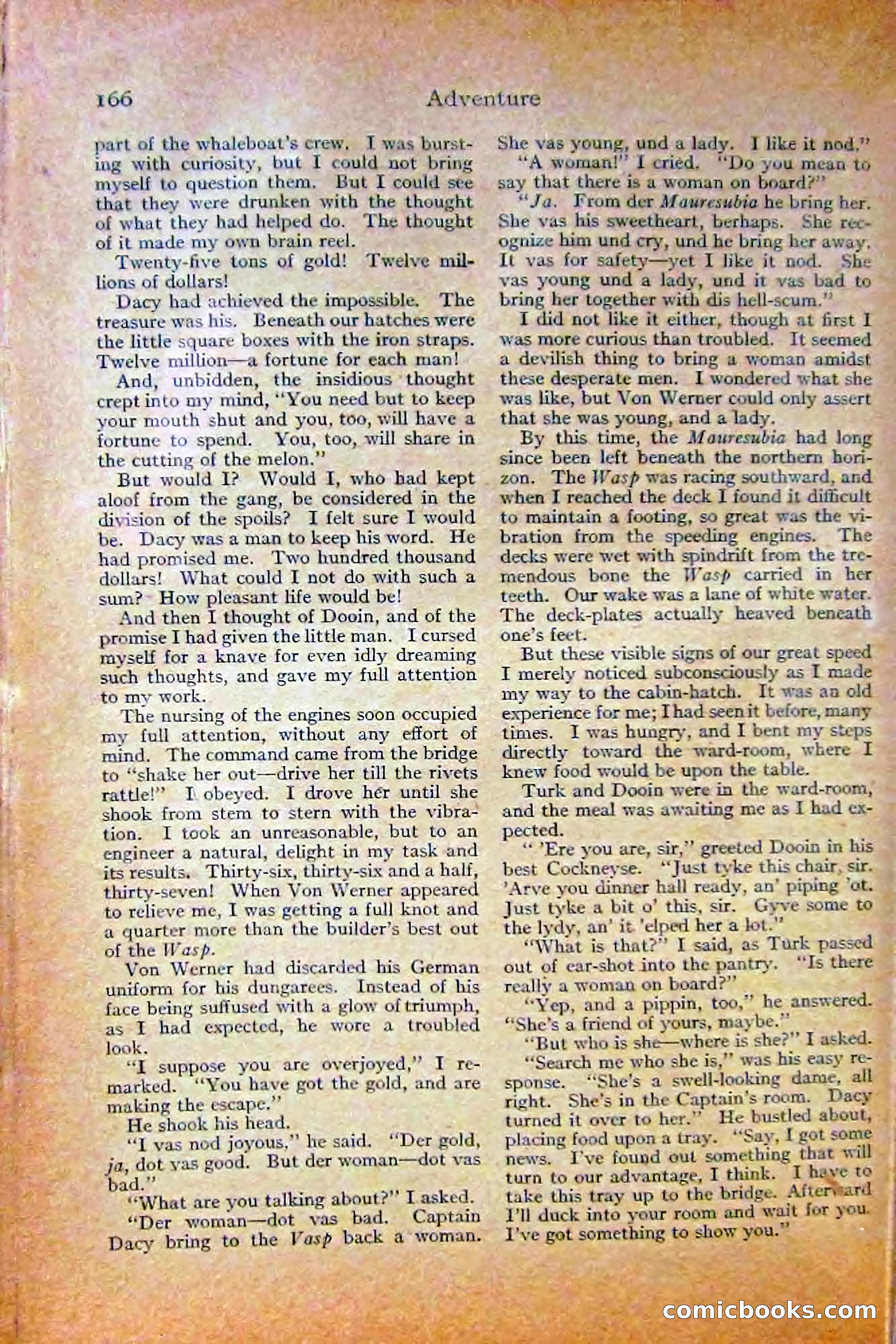 Adventure Magazine, October 1915 — page 168 of 228