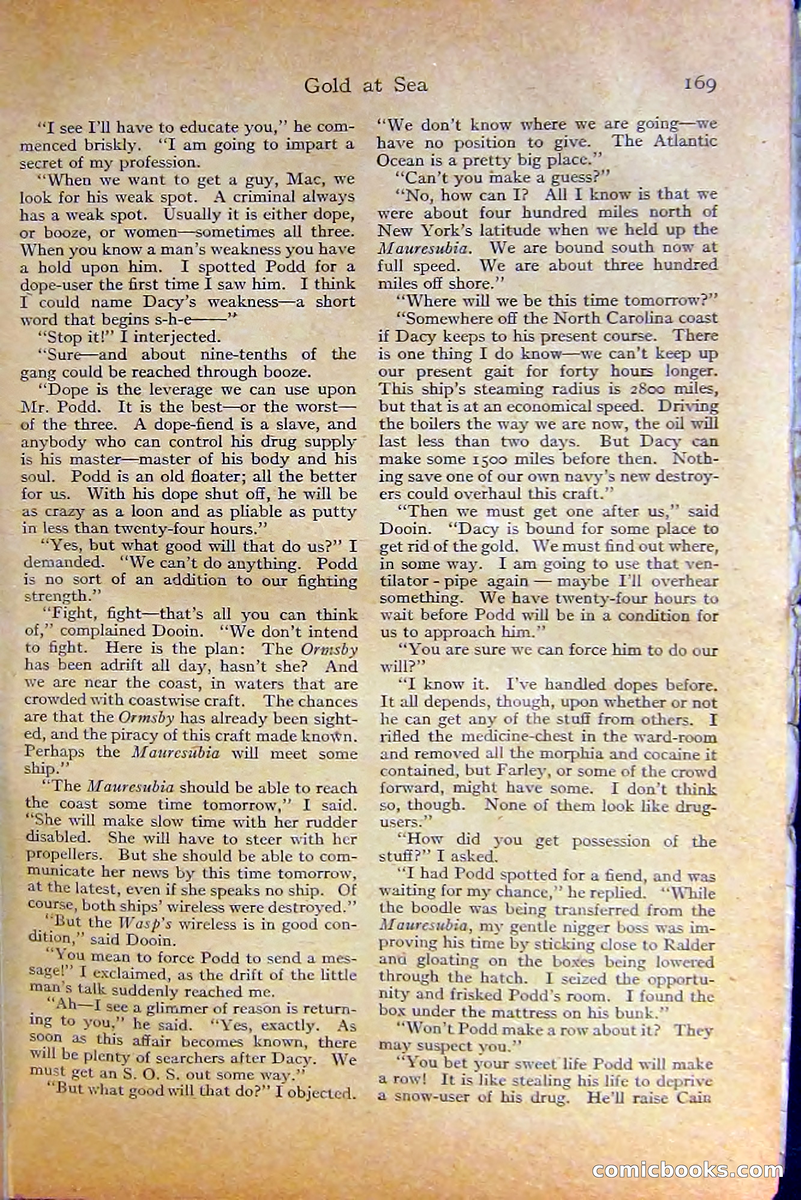 Adventure Magazine, October 1915 — page 171 of 228