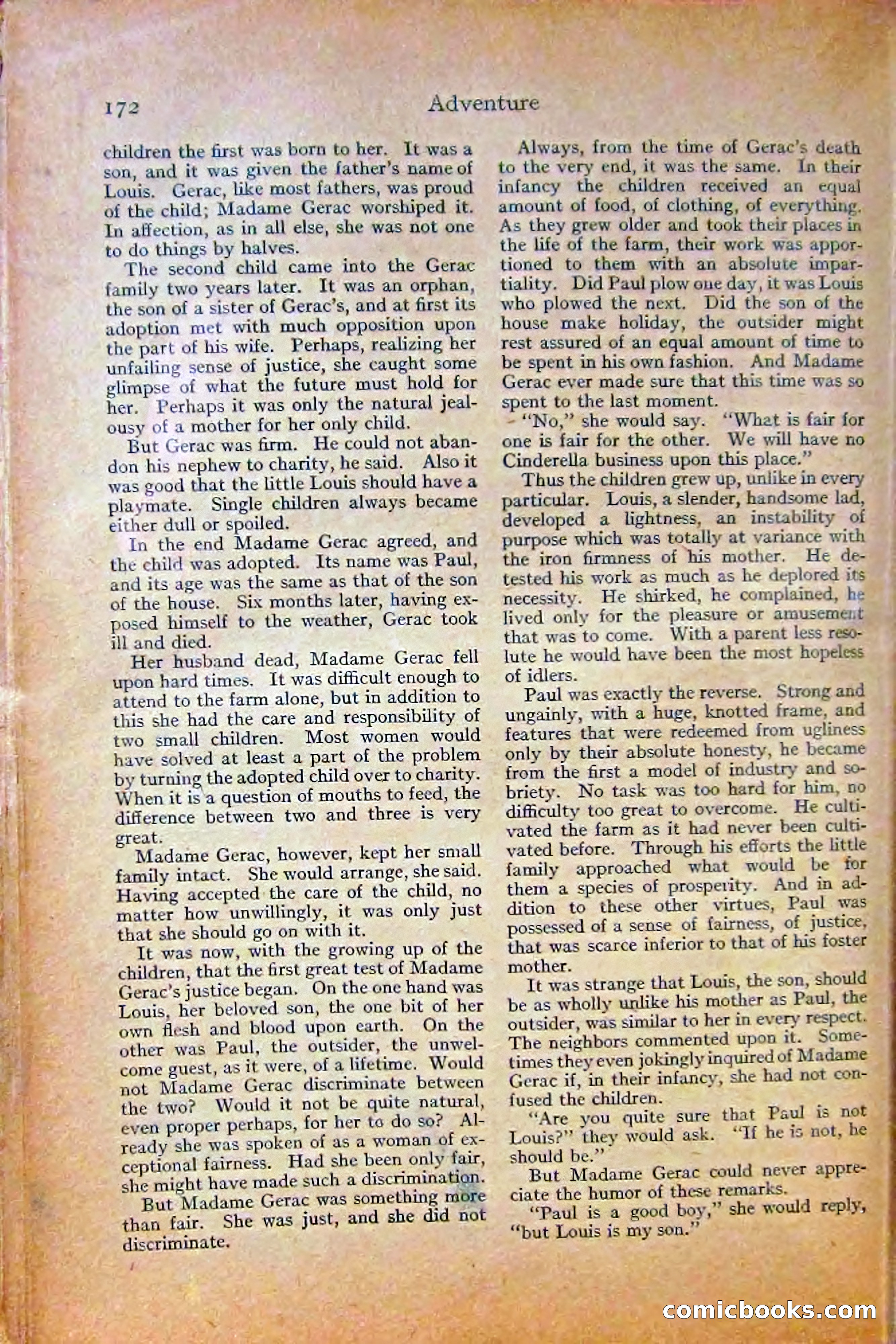 Adventure Magazine, October 1915 — page 174 of 228