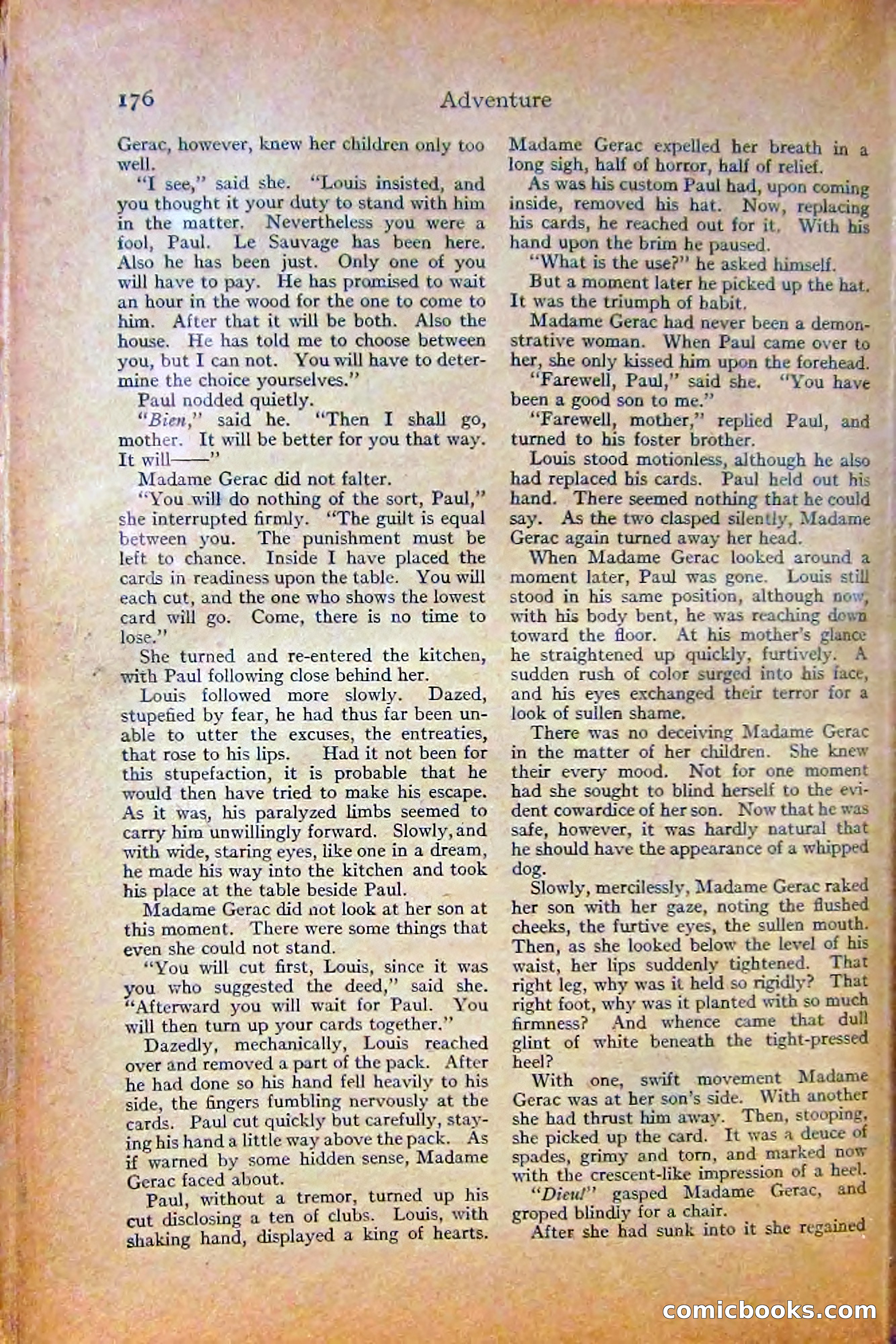 Adventure Magazine, October 1915 — page 178 of 228
