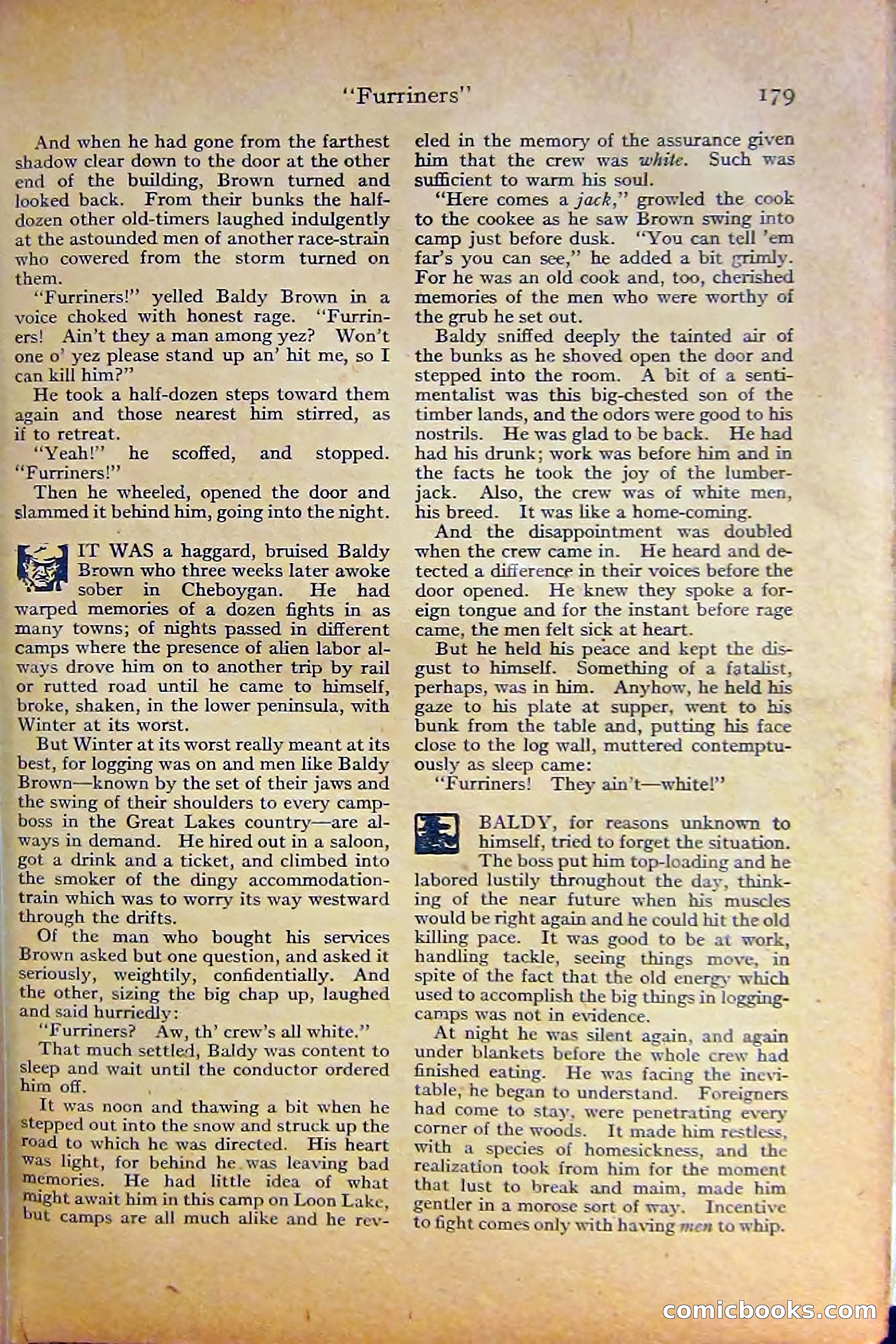 Adventure Magazine, October 1915 — page 181 of 228