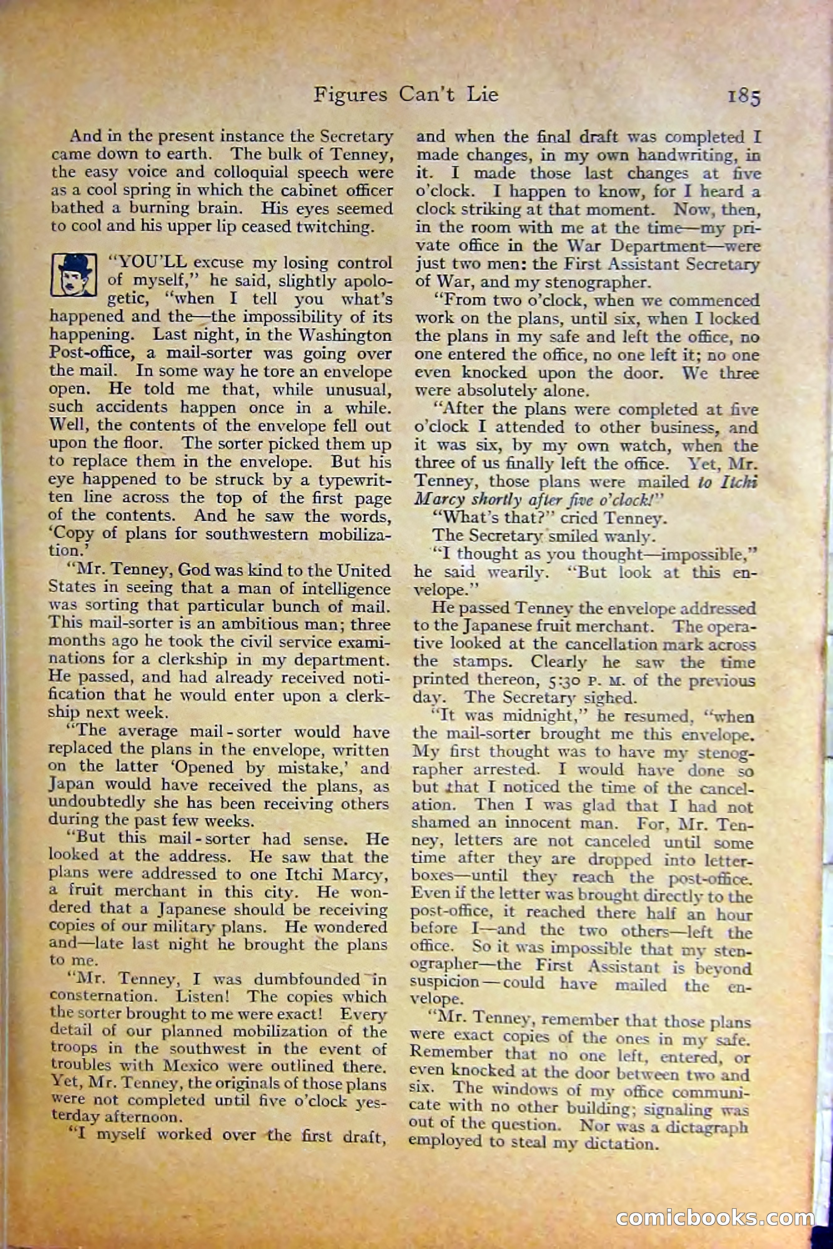 Adventure Magazine, October 1915 — page 187 of 228