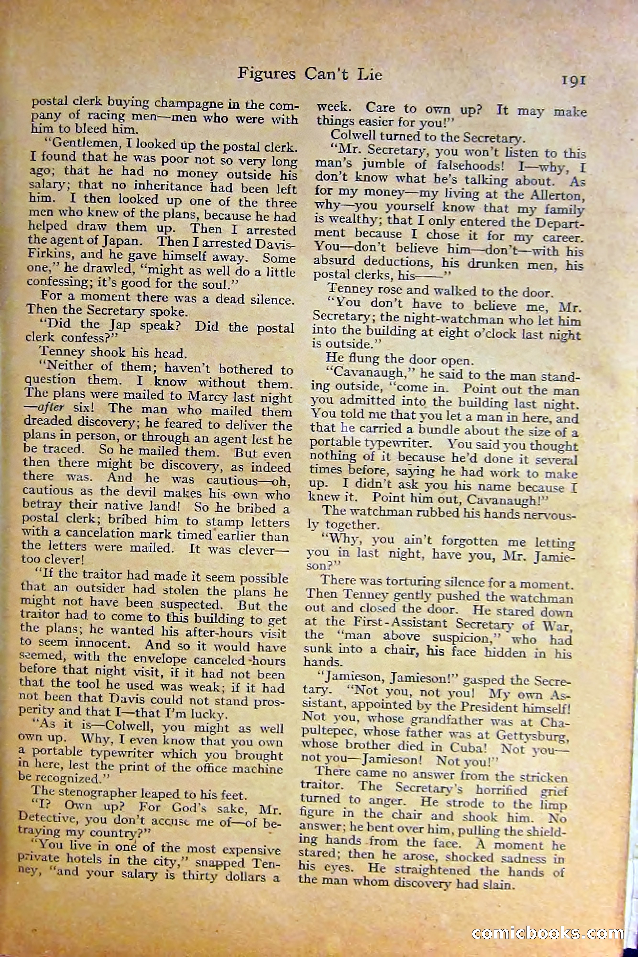 Adventure Magazine, October 1915 — page 193 of 228