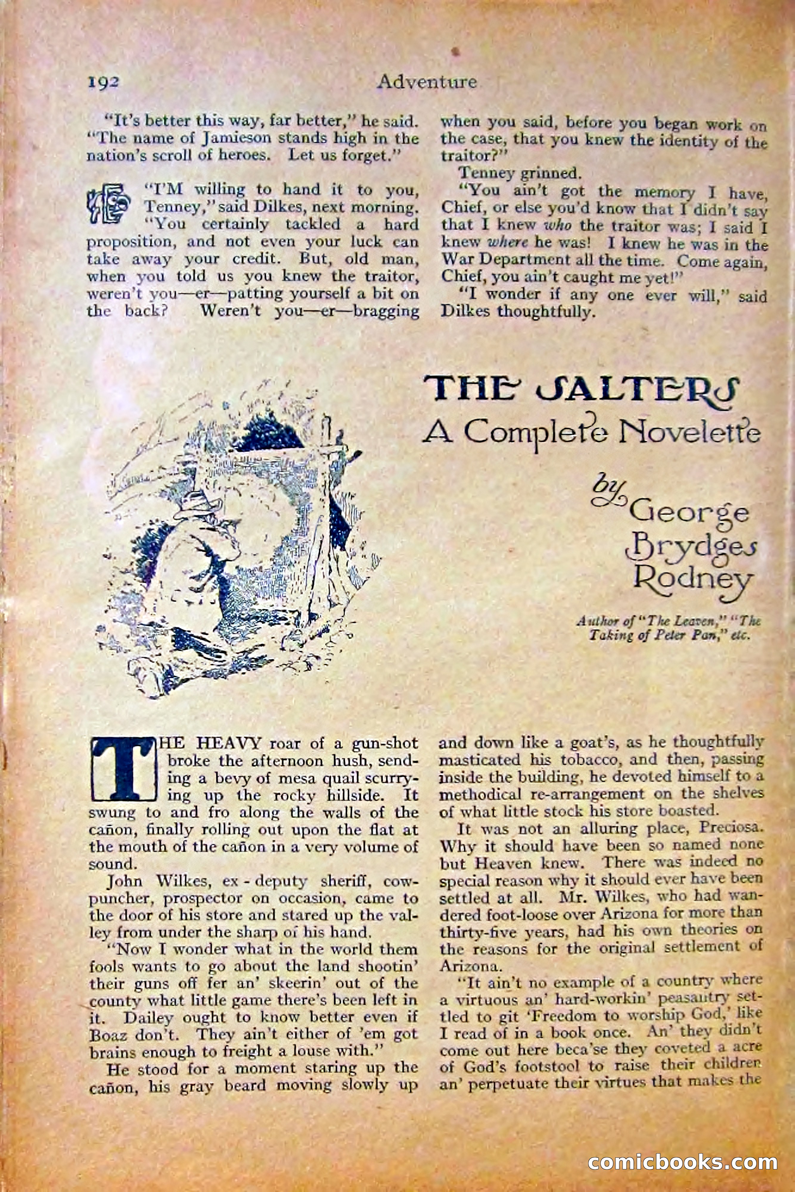 Adventure Magazine, October 1915 — page 194 of 228