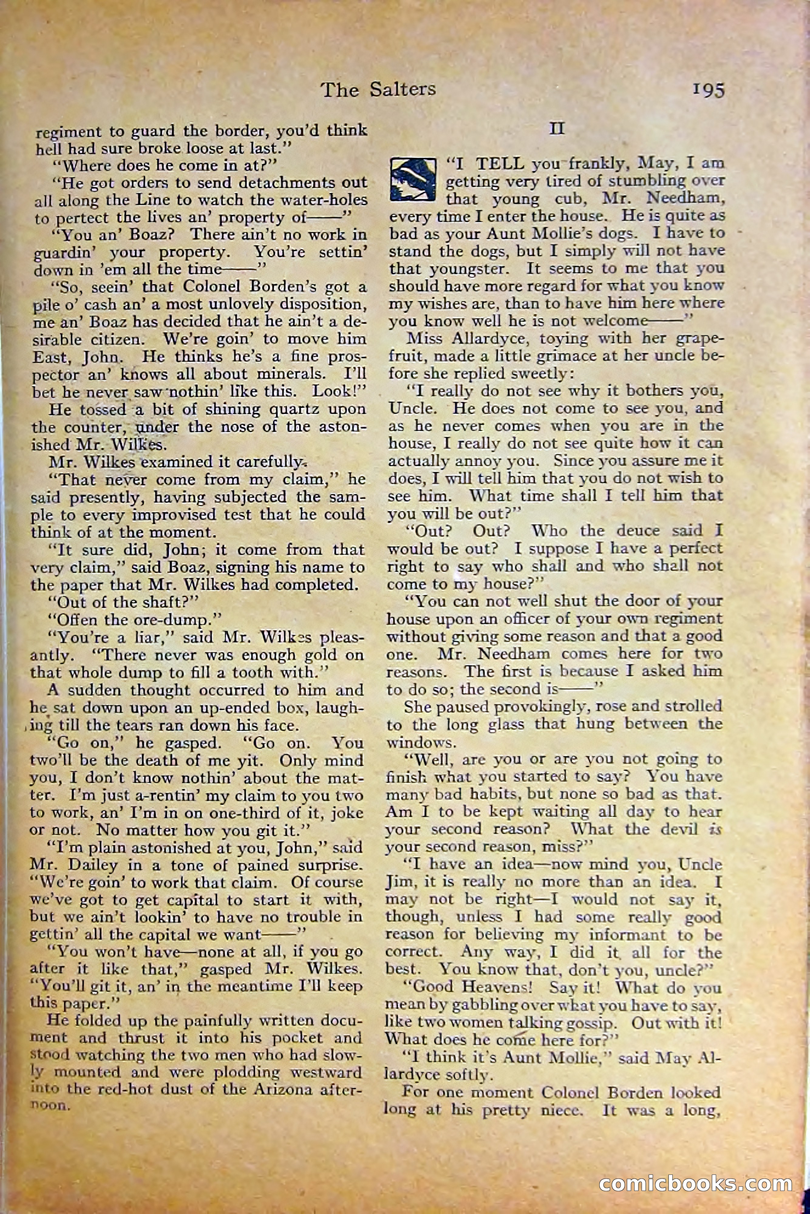 Adventure Magazine, October 1915 — page 197 of 228
