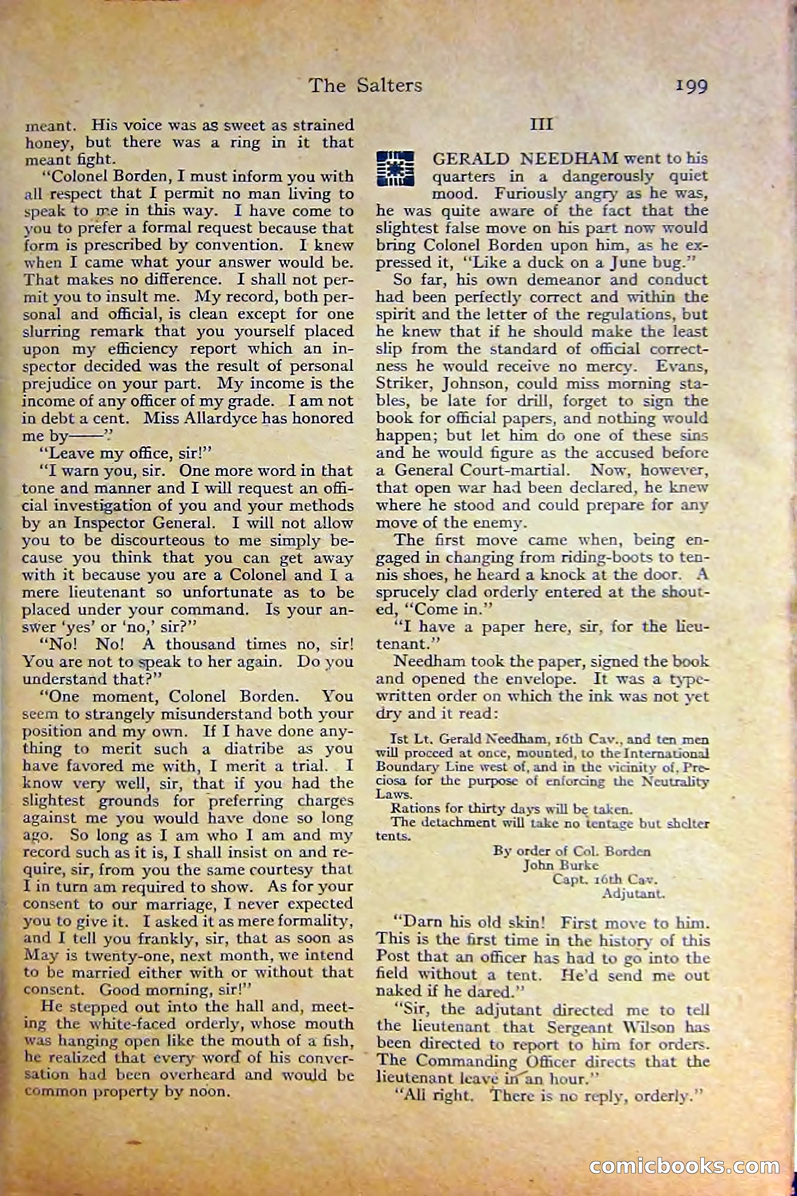 Adventure Magazine, October 1915 — page 201 of 228