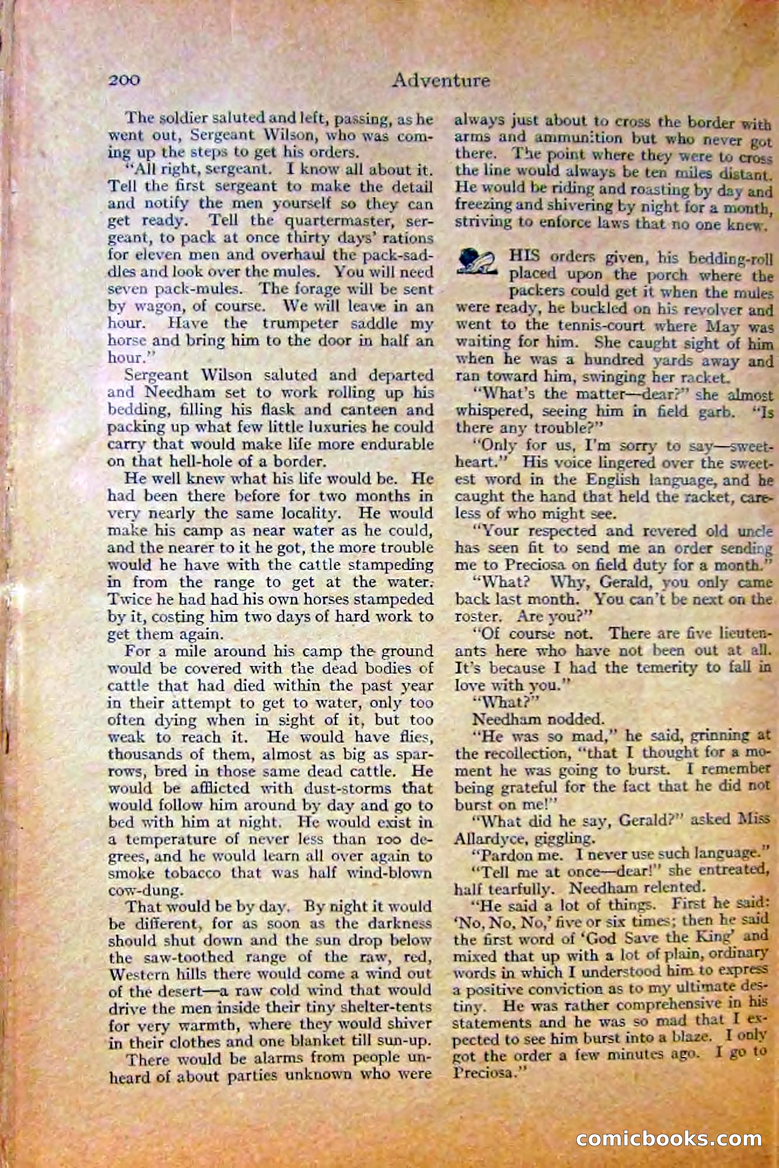 Adventure Magazine, October 1915 — page 202 of 228