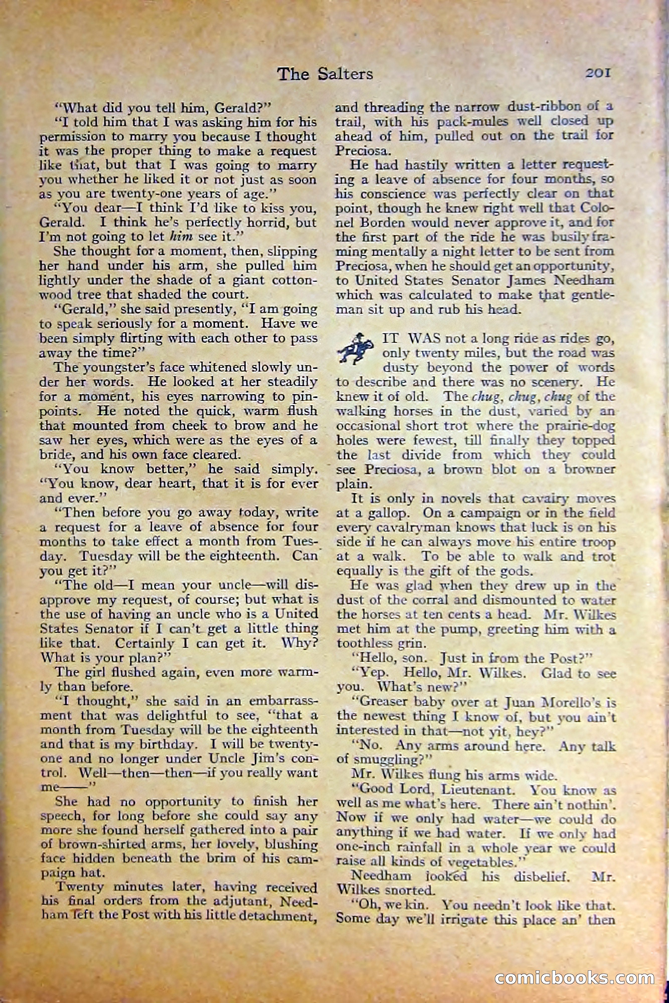 Adventure Magazine, October 1915 — page 203 of 228