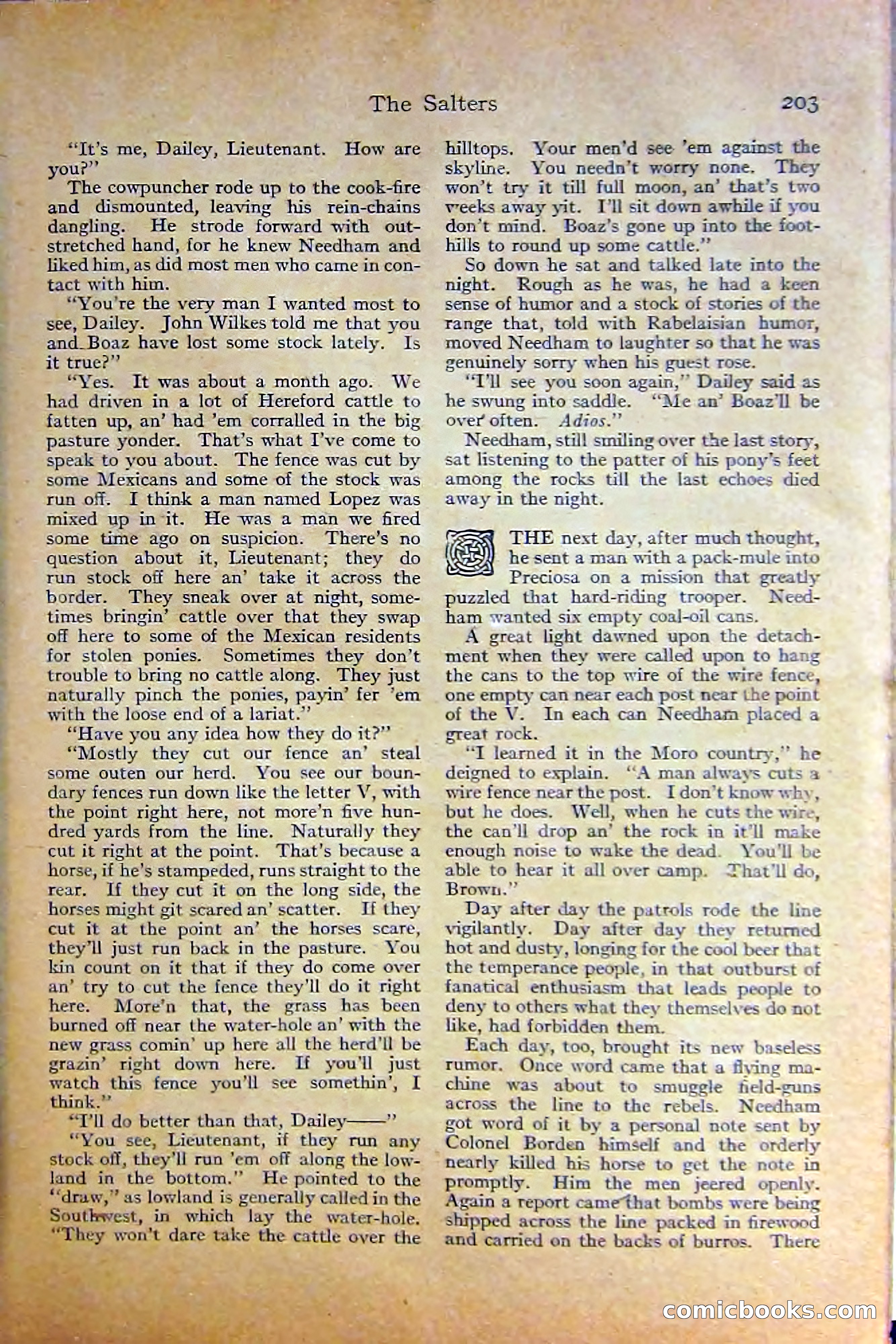 Adventure Magazine, October 1915 — page 205 of 228