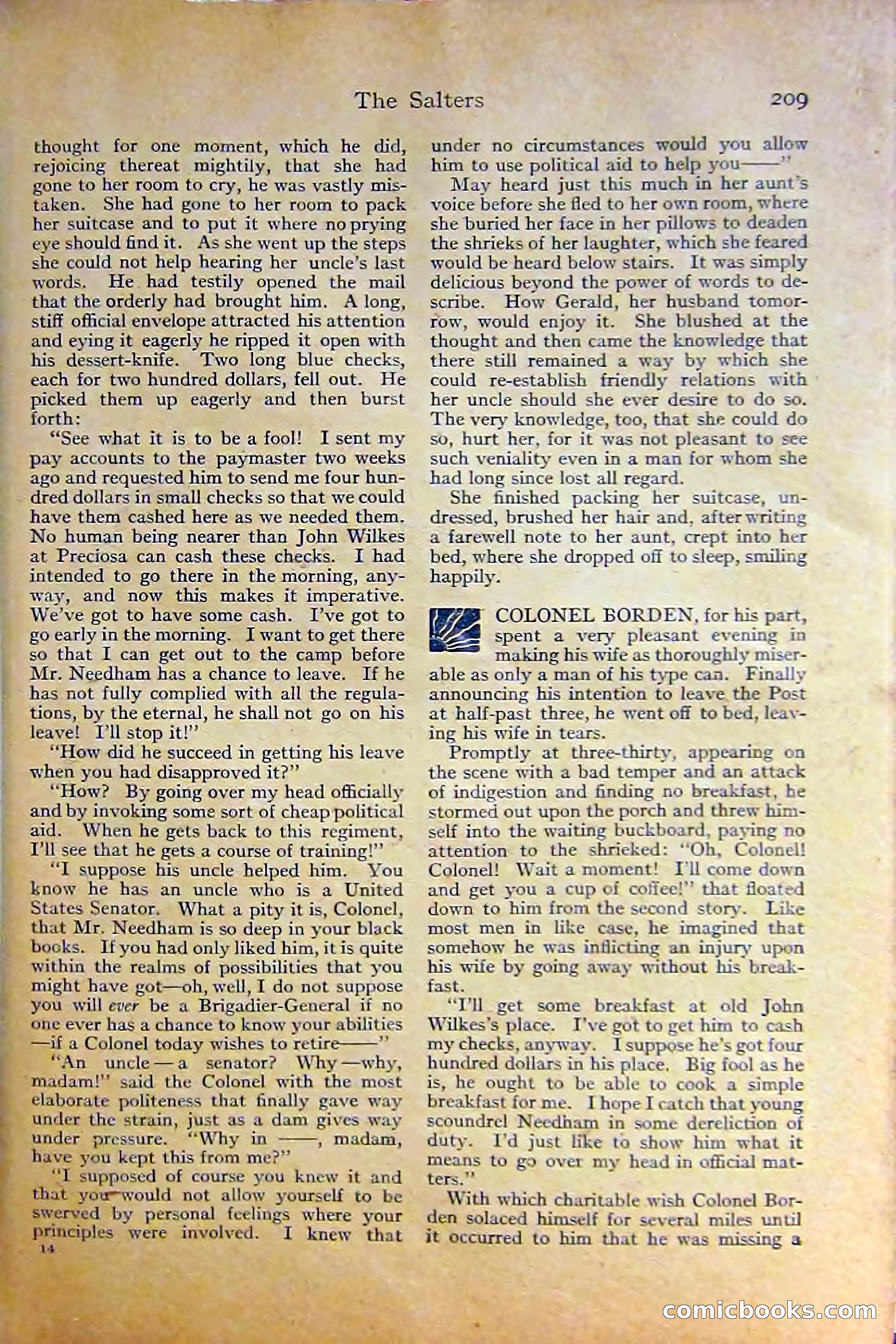 Adventure Magazine, October 1915 — page 211 of 228