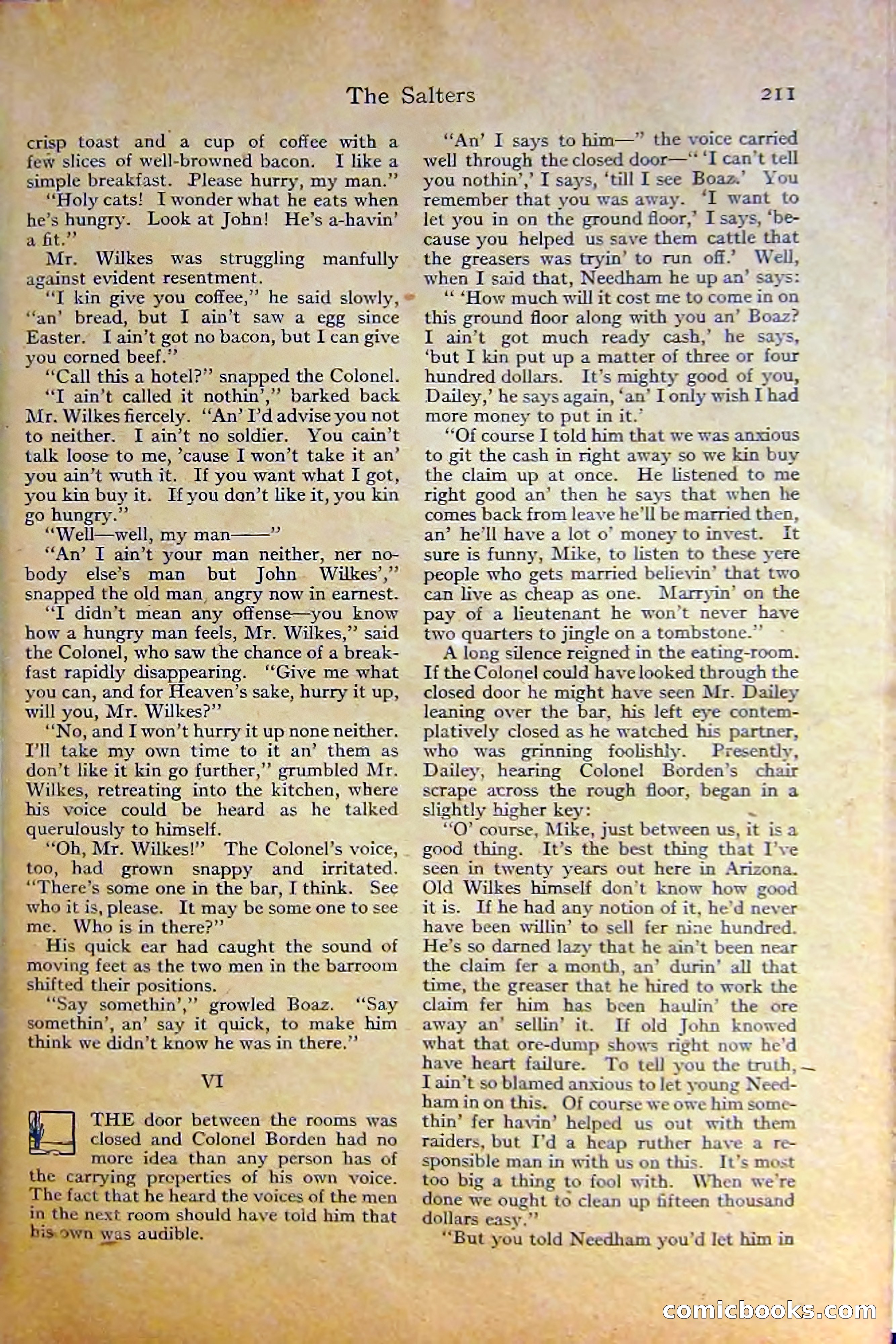 Adventure Magazine, October 1915 — page 213 of 228