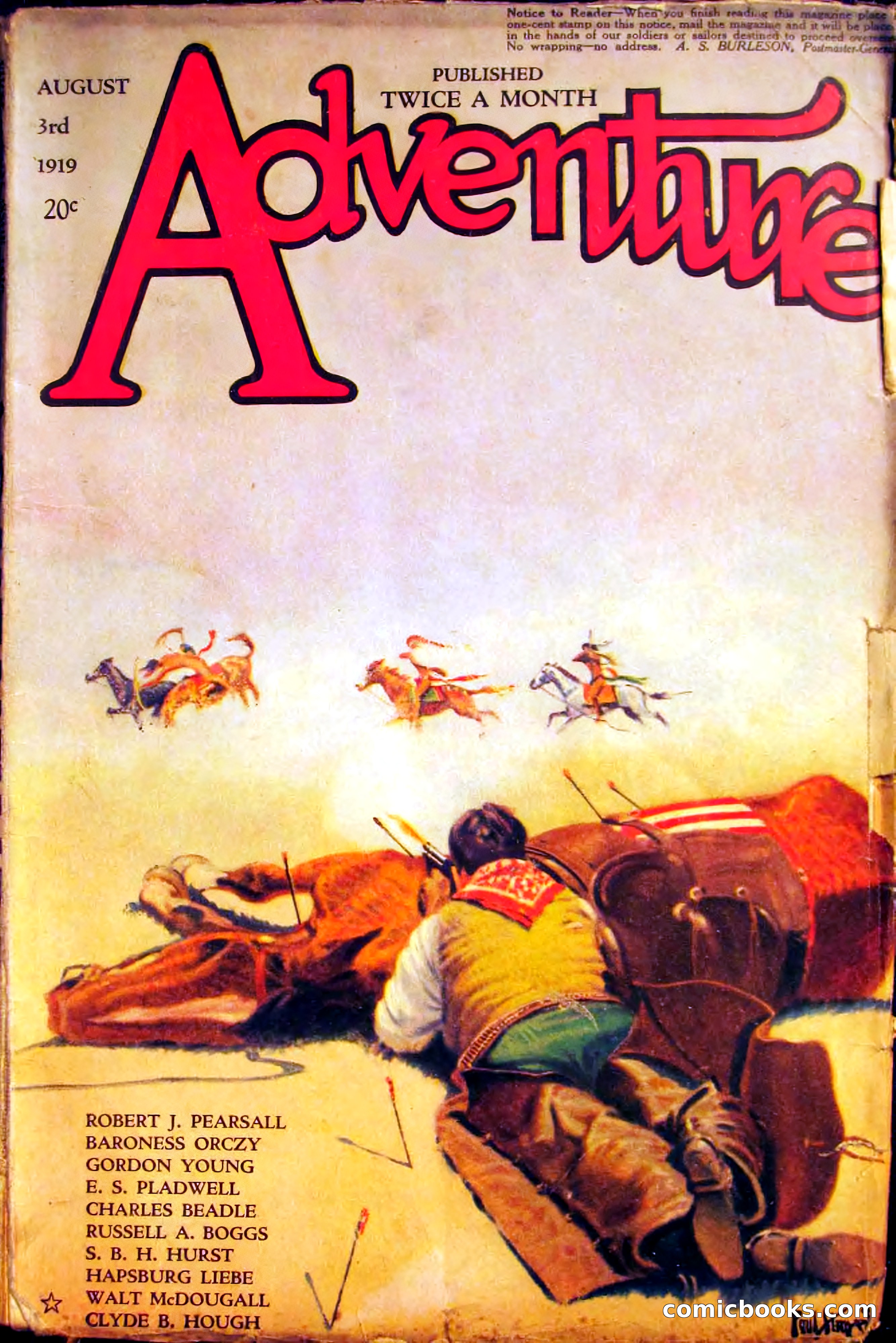 Adventure, August 3, 1919