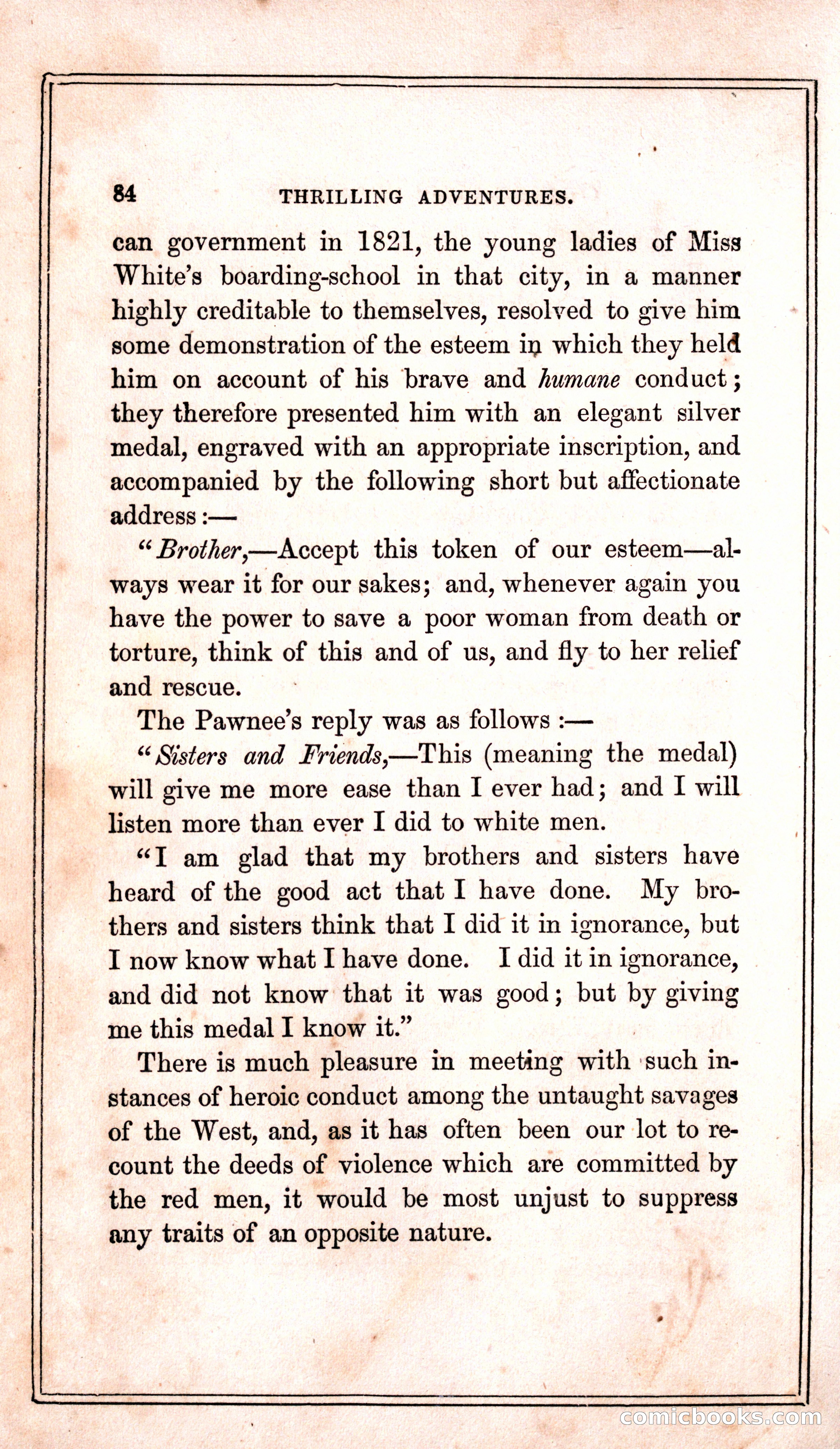 Thrilling Adventures Among the Indians — page 92 of 399