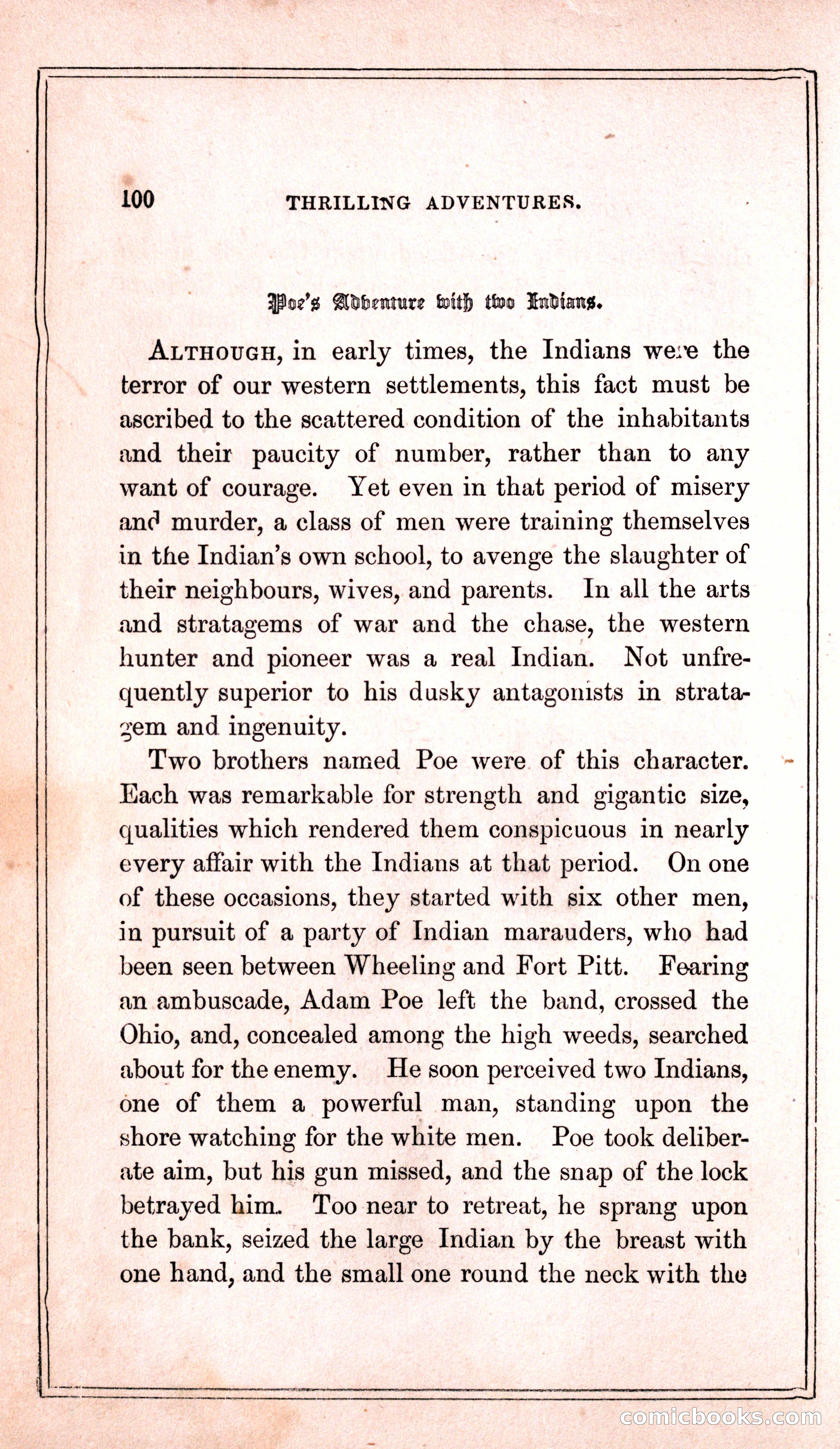 Thrilling Adventures Among the Indians — page 108 of 399