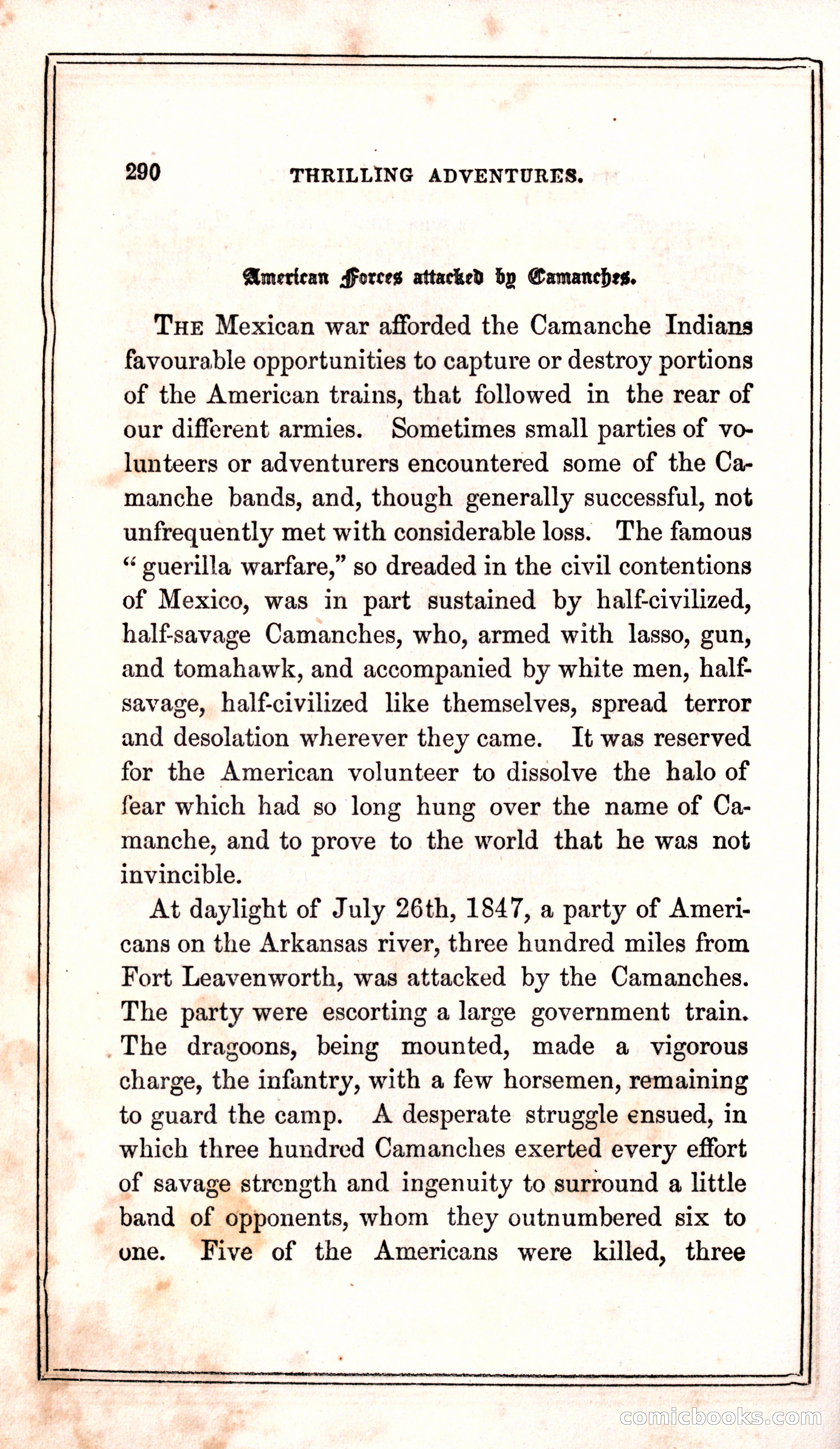 Thrilling Adventures Among the Indians — page 298 of 399