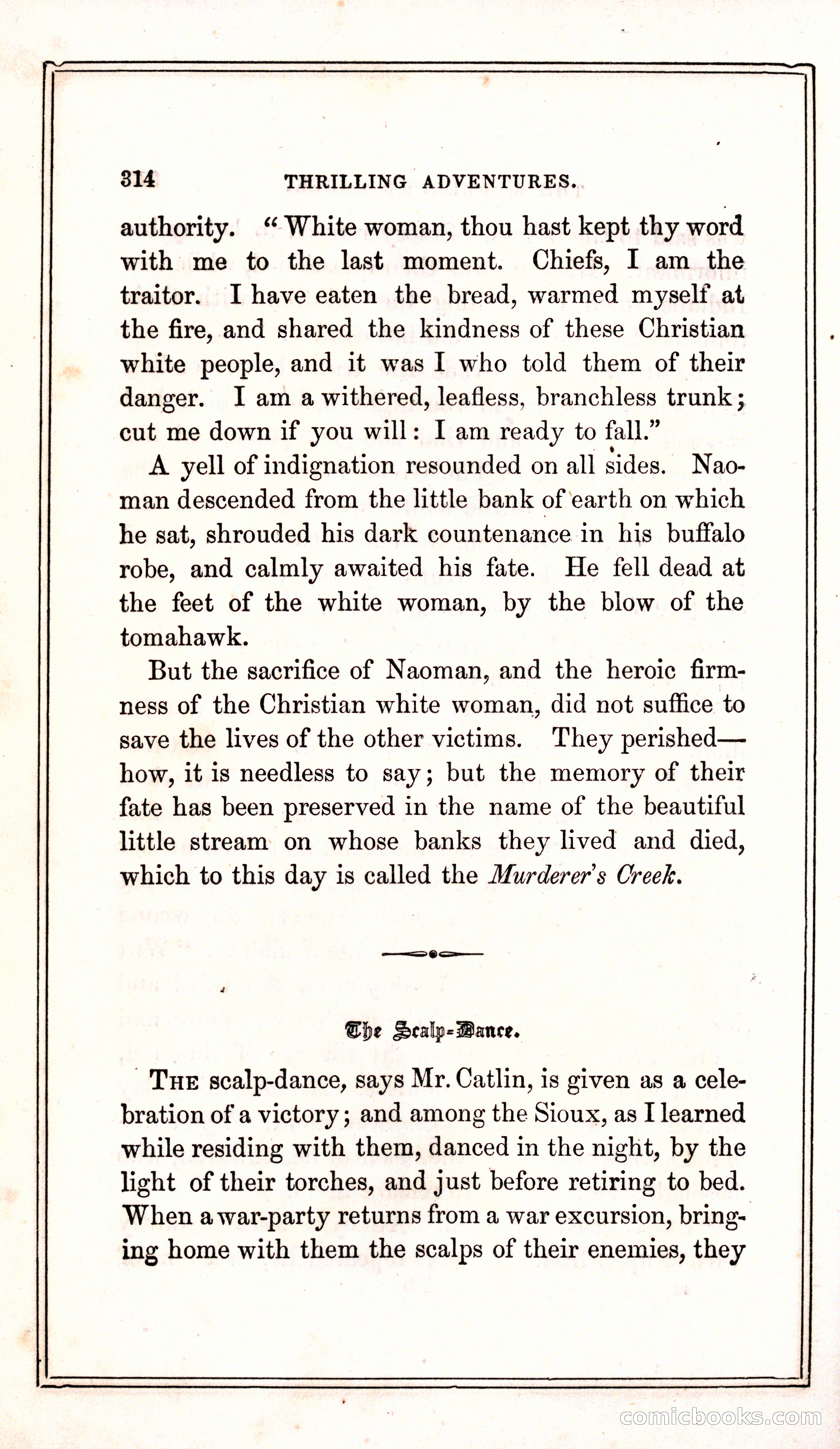 Thrilling Adventures Among the Indians — page 322 of 399