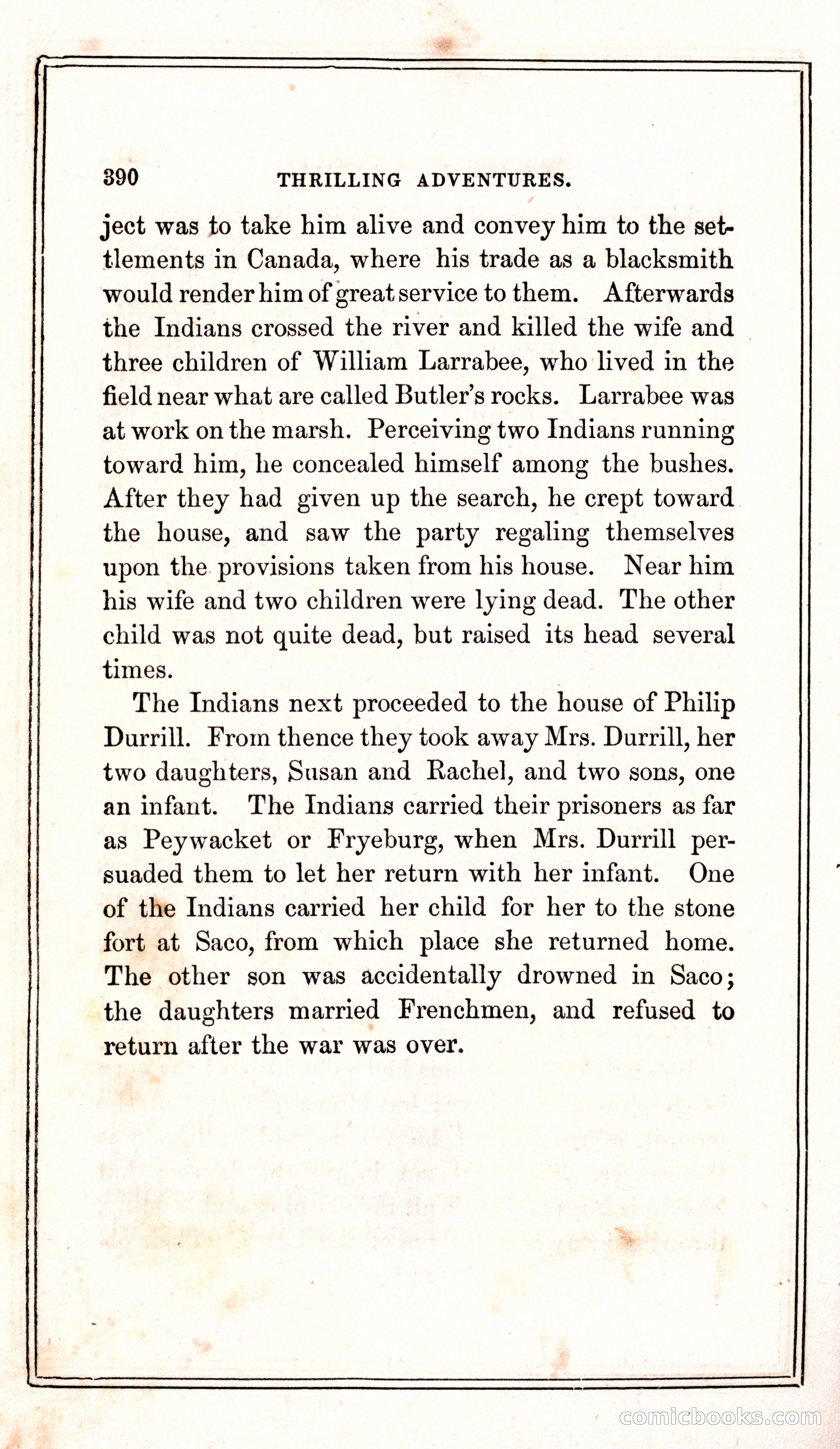 Thrilling Adventures Among the Indians — page 398 of 399