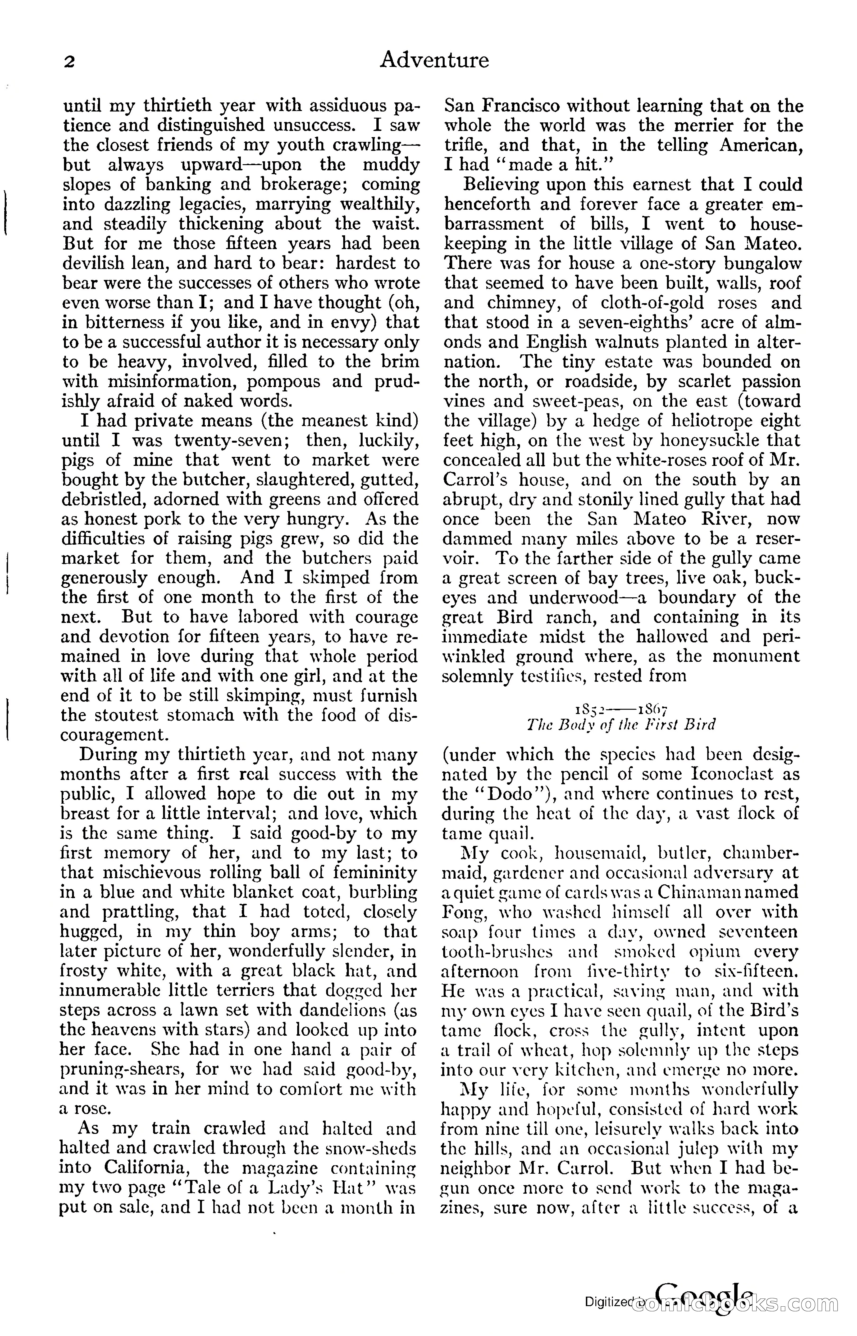 Adventure Magazine, November (1910s) — page 8 of 194