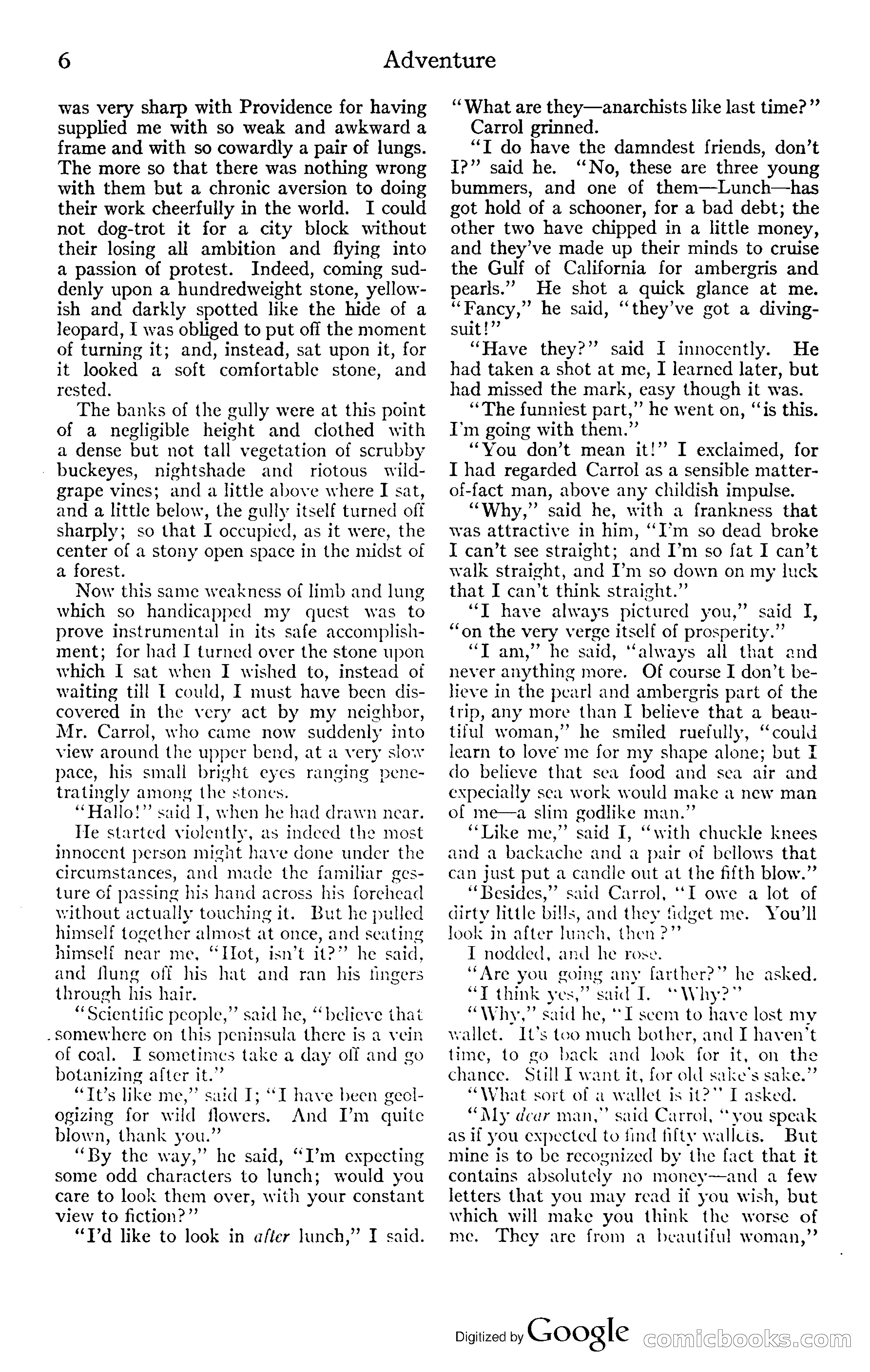 Adventure Magazine, November (1910s) — page 12 of 194