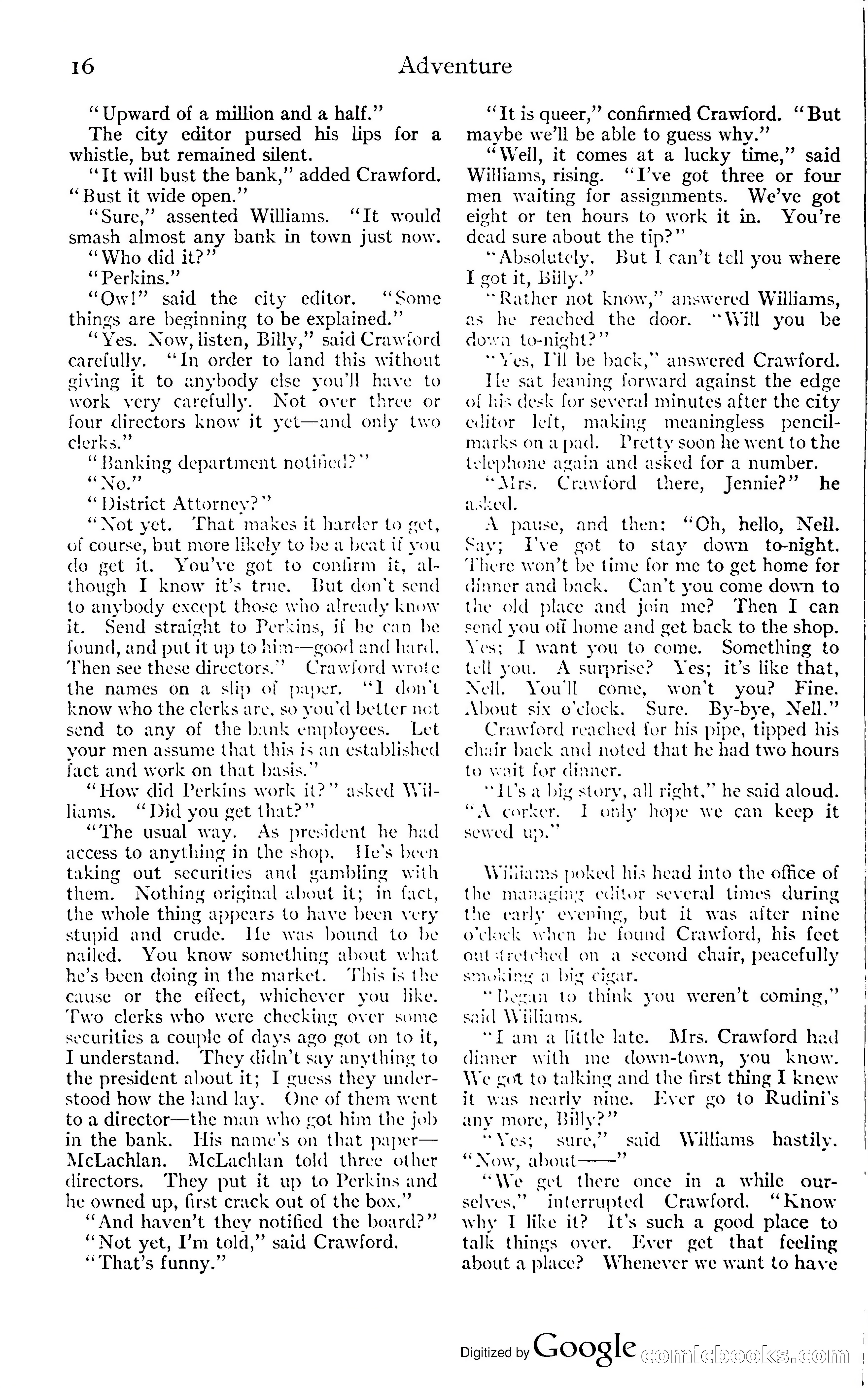 Adventure Magazine, November (1910s) — page 22 of 194