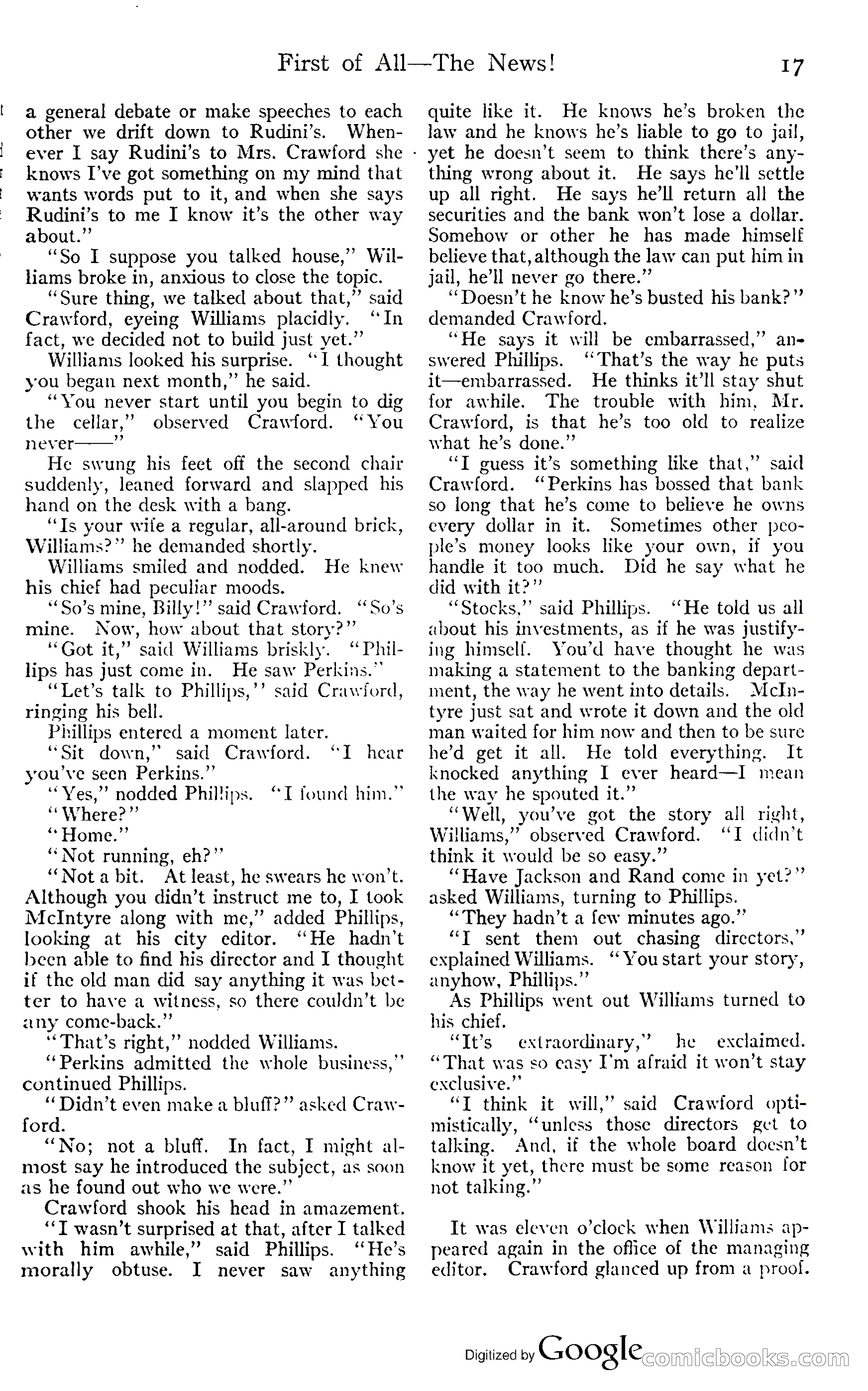 Adventure Magazine, November (1910s) — page 23 of 194