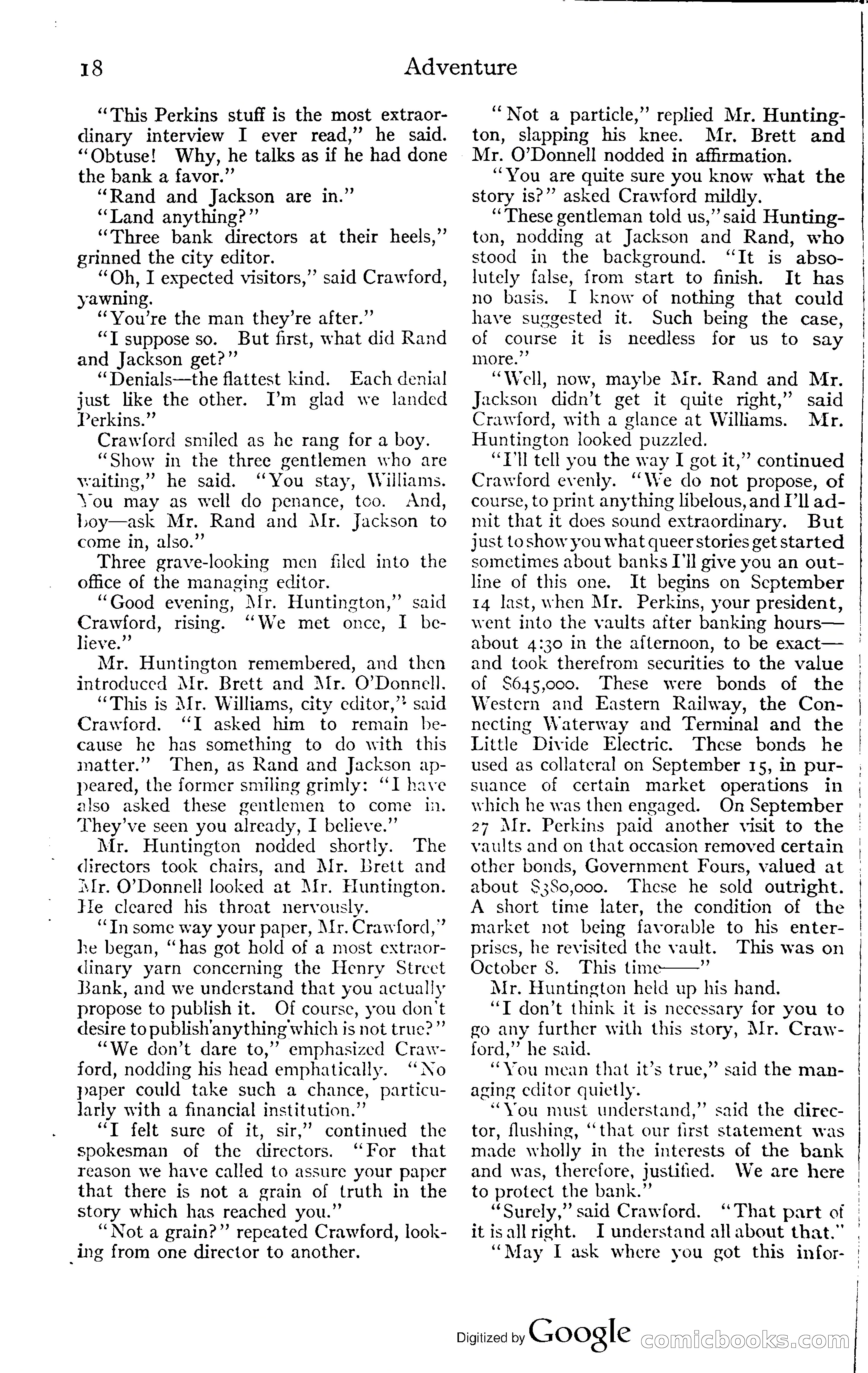 Adventure Magazine, November (1910s) — page 24 of 194