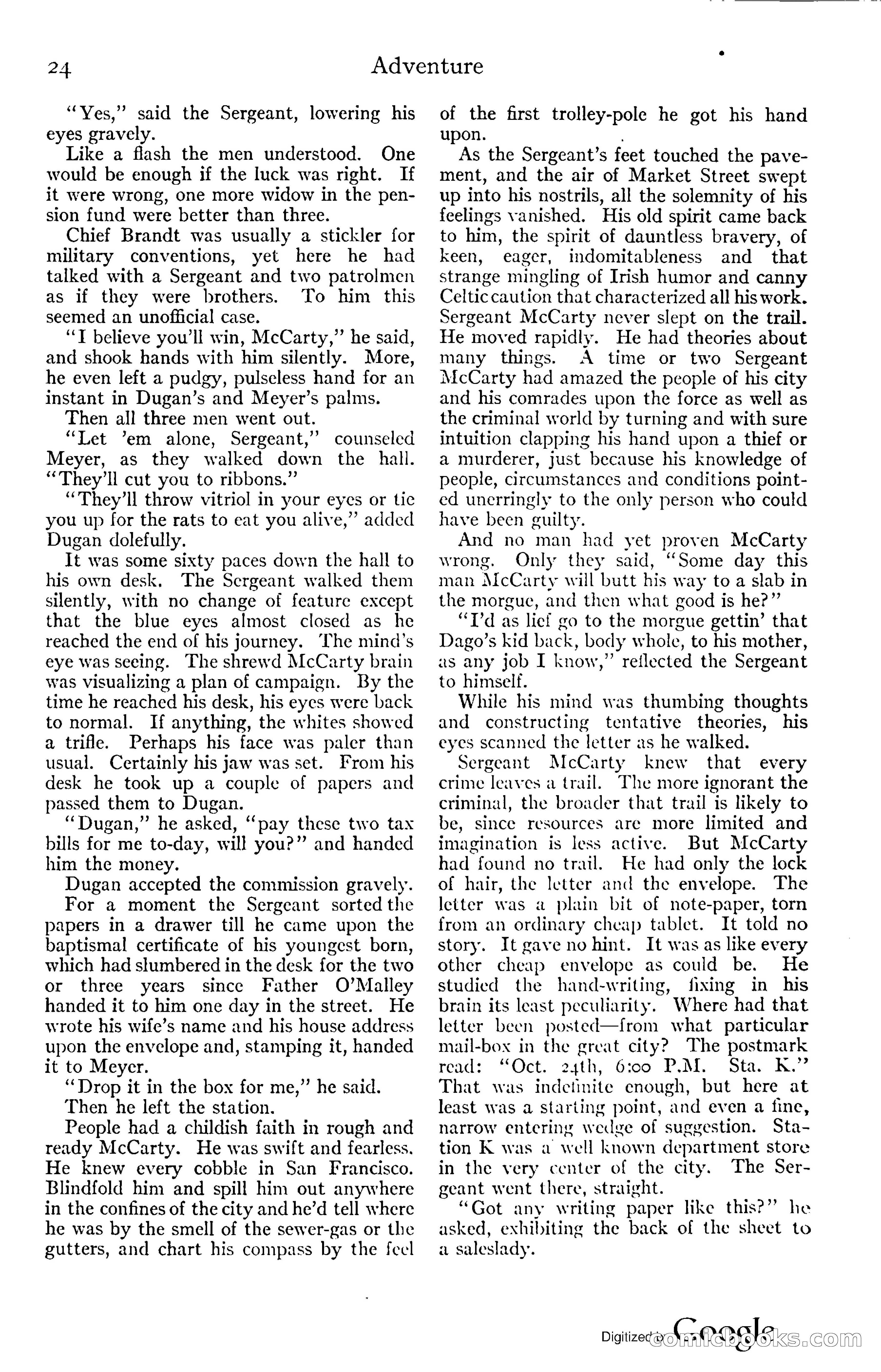 Adventure Magazine, November (1910s) — page 30 of 194