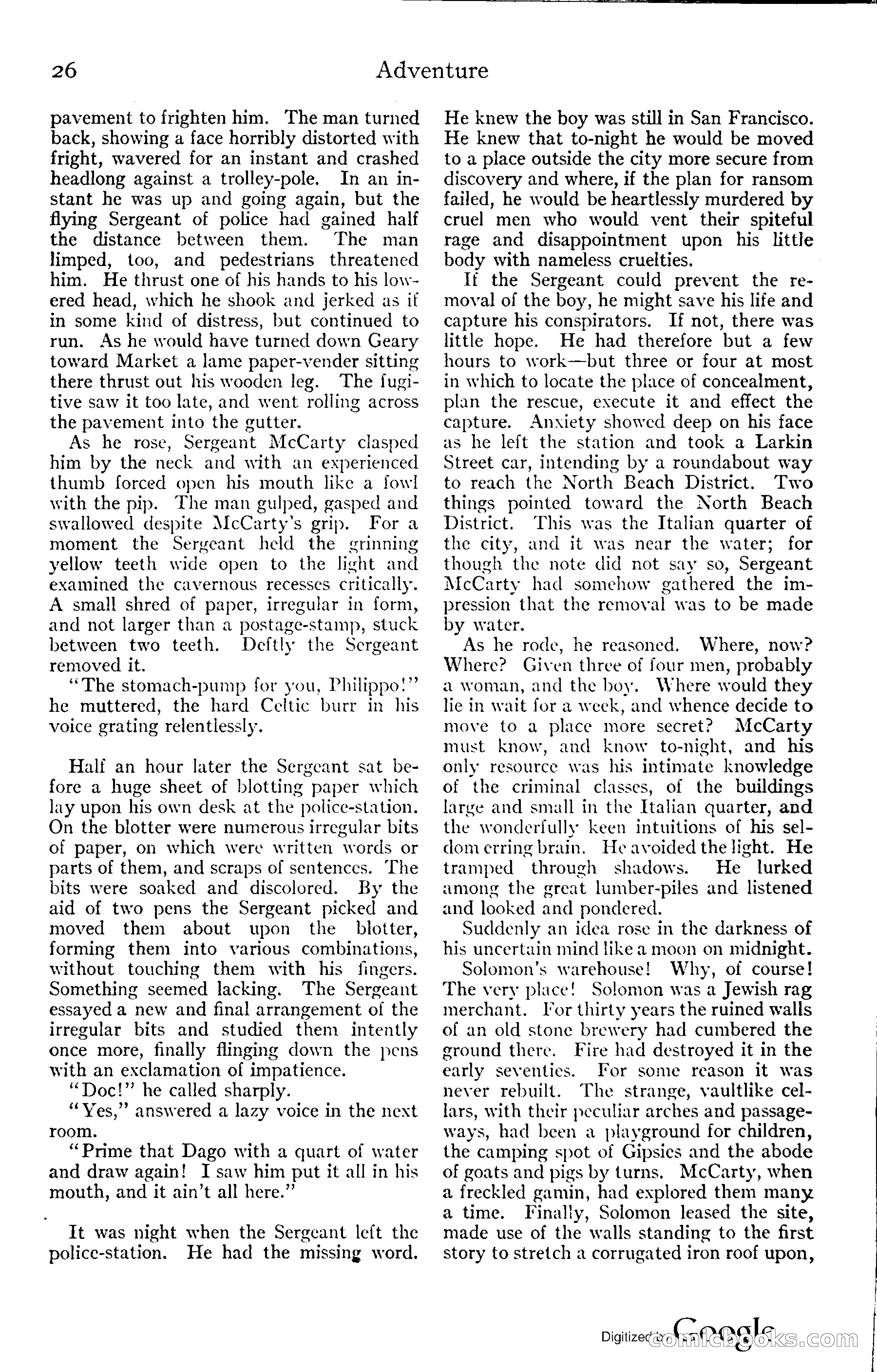 Adventure Magazine, November (1910s) — page 32 of 194