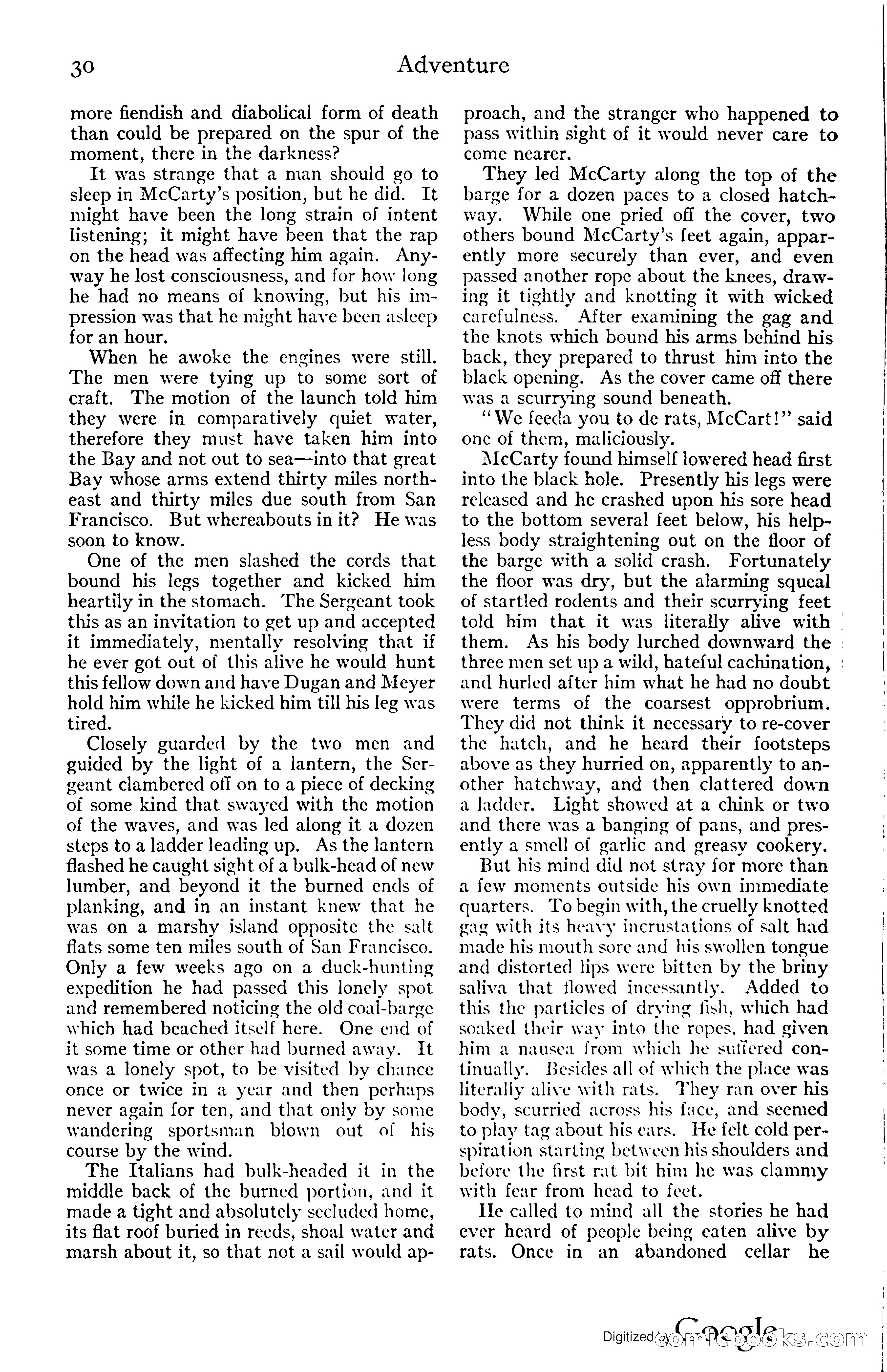 Adventure Magazine, November (1910s) — page 36 of 194