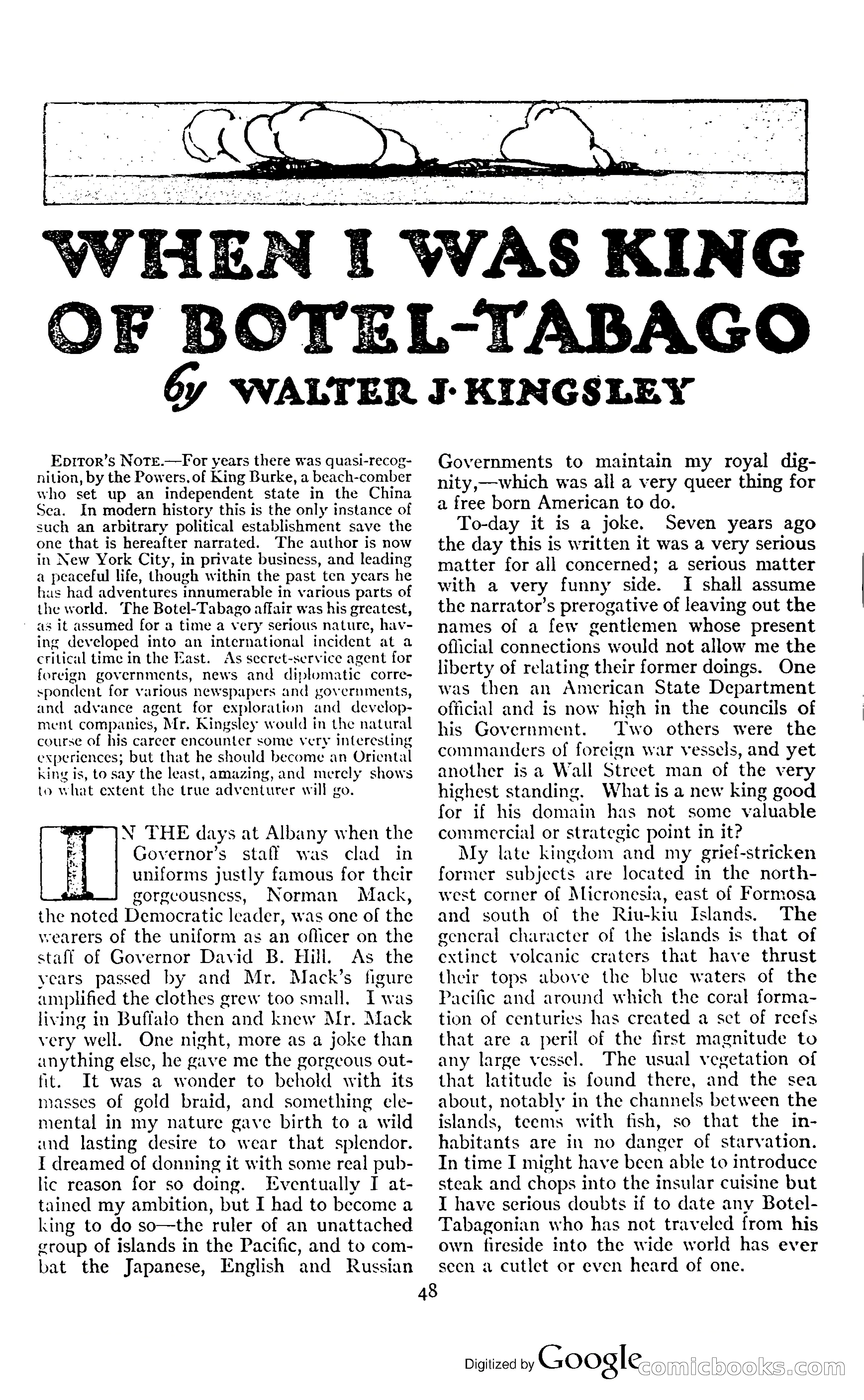 Adventure Magazine, November (1910s) — page 54 of 194