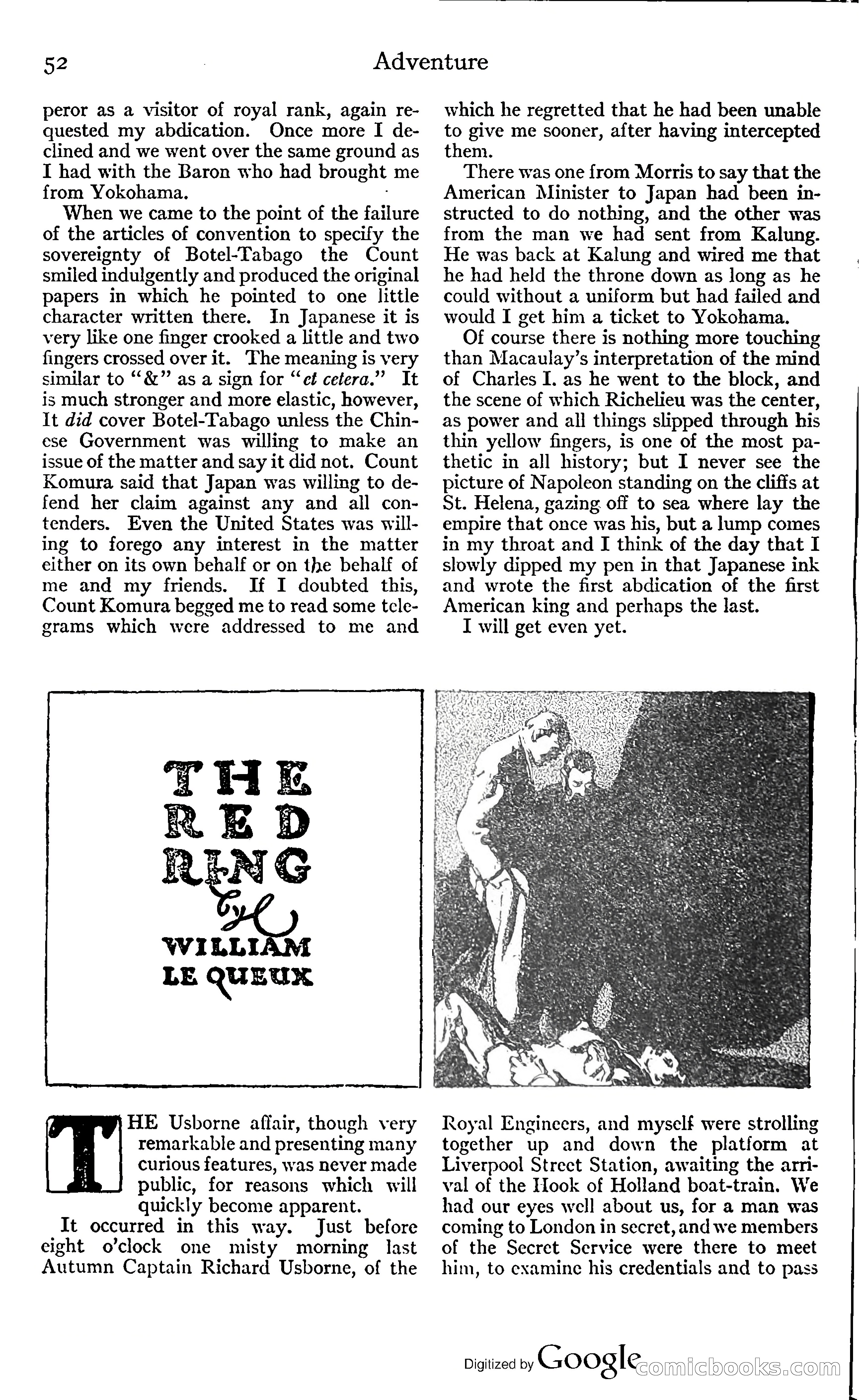 Adventure Magazine, November (1910s) — page 58 of 194