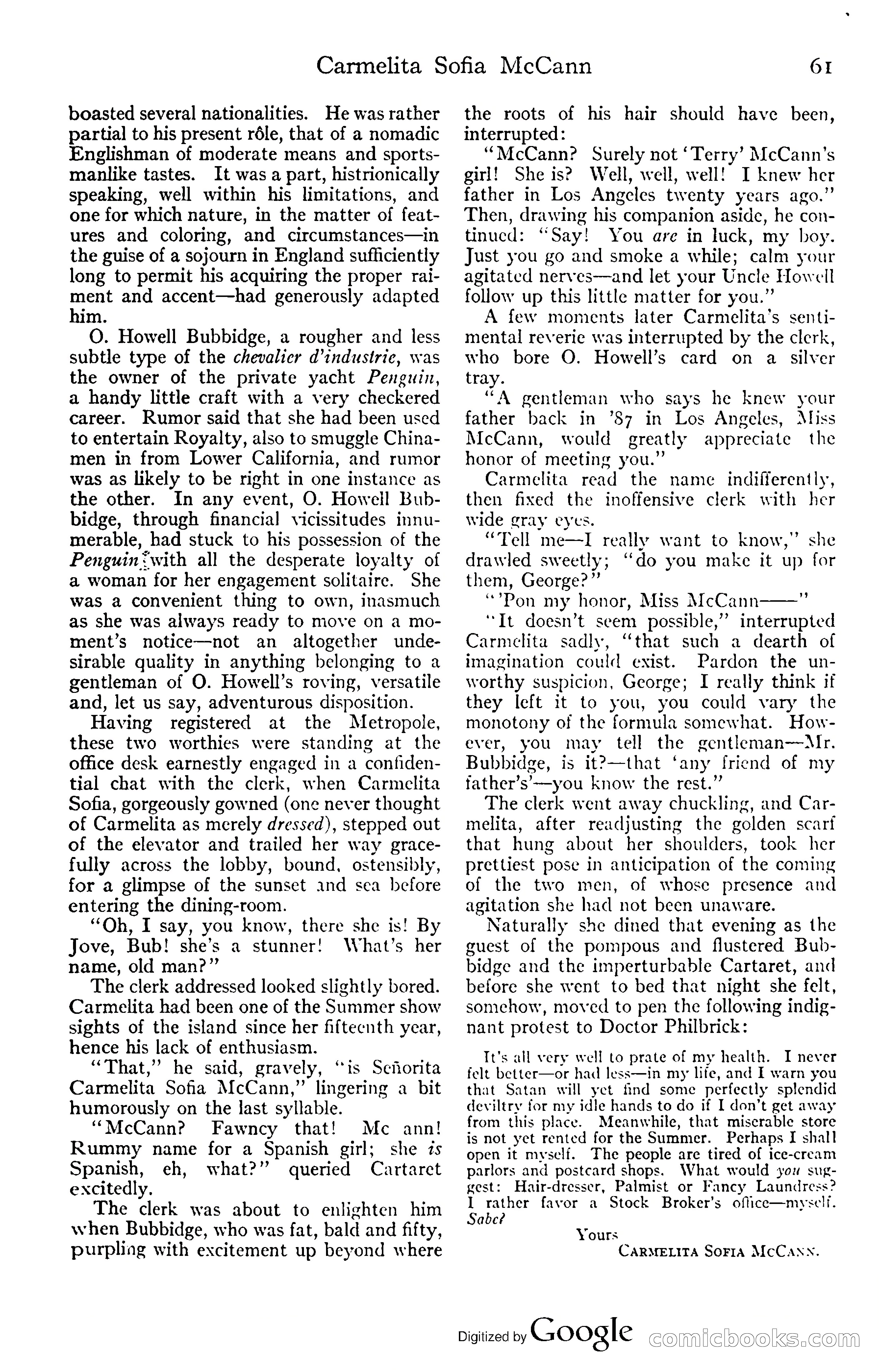 Adventure Magazine, November (1910s) — page 67 of 194