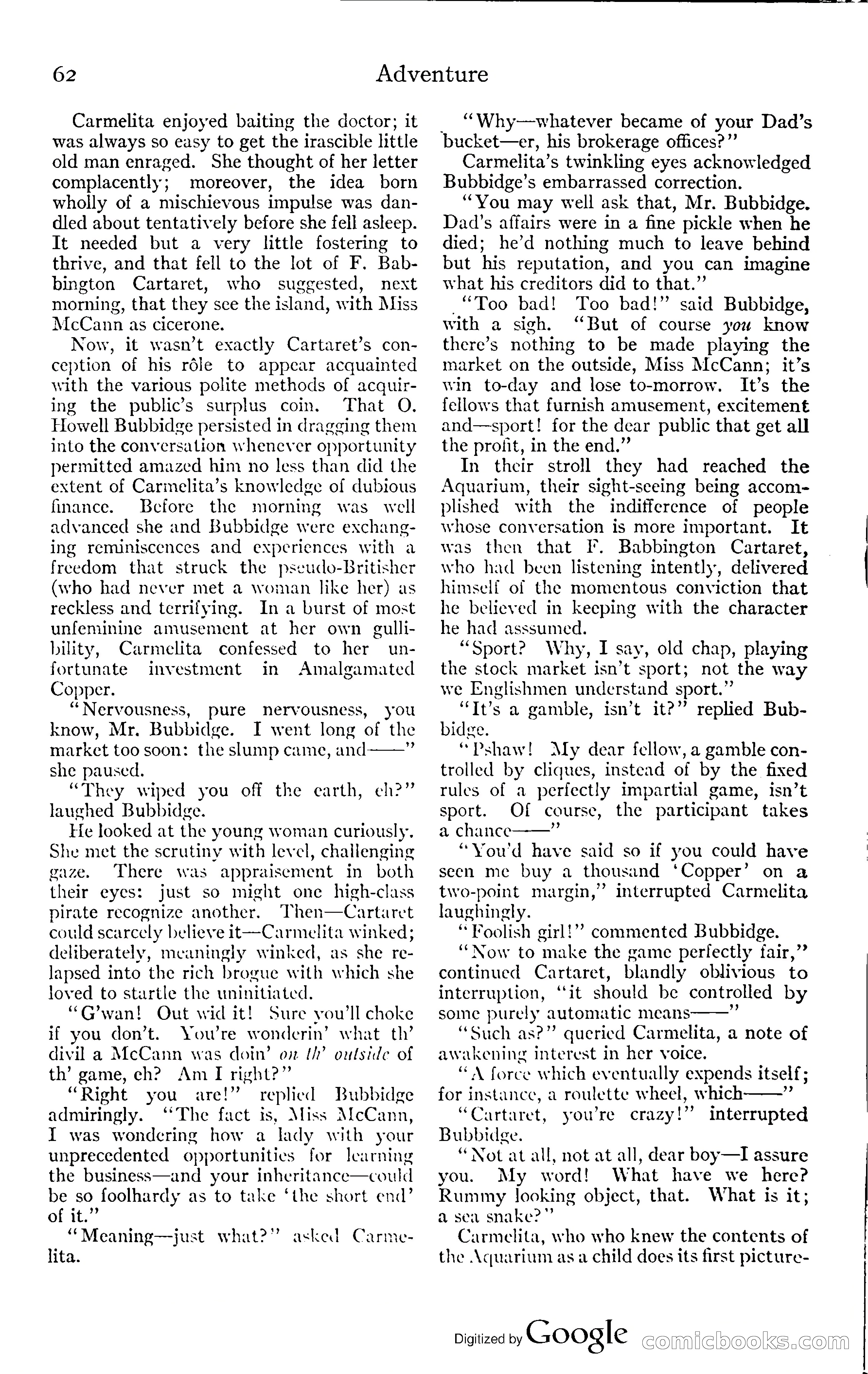 Adventure Magazine, November (1910s) — page 68 of 194