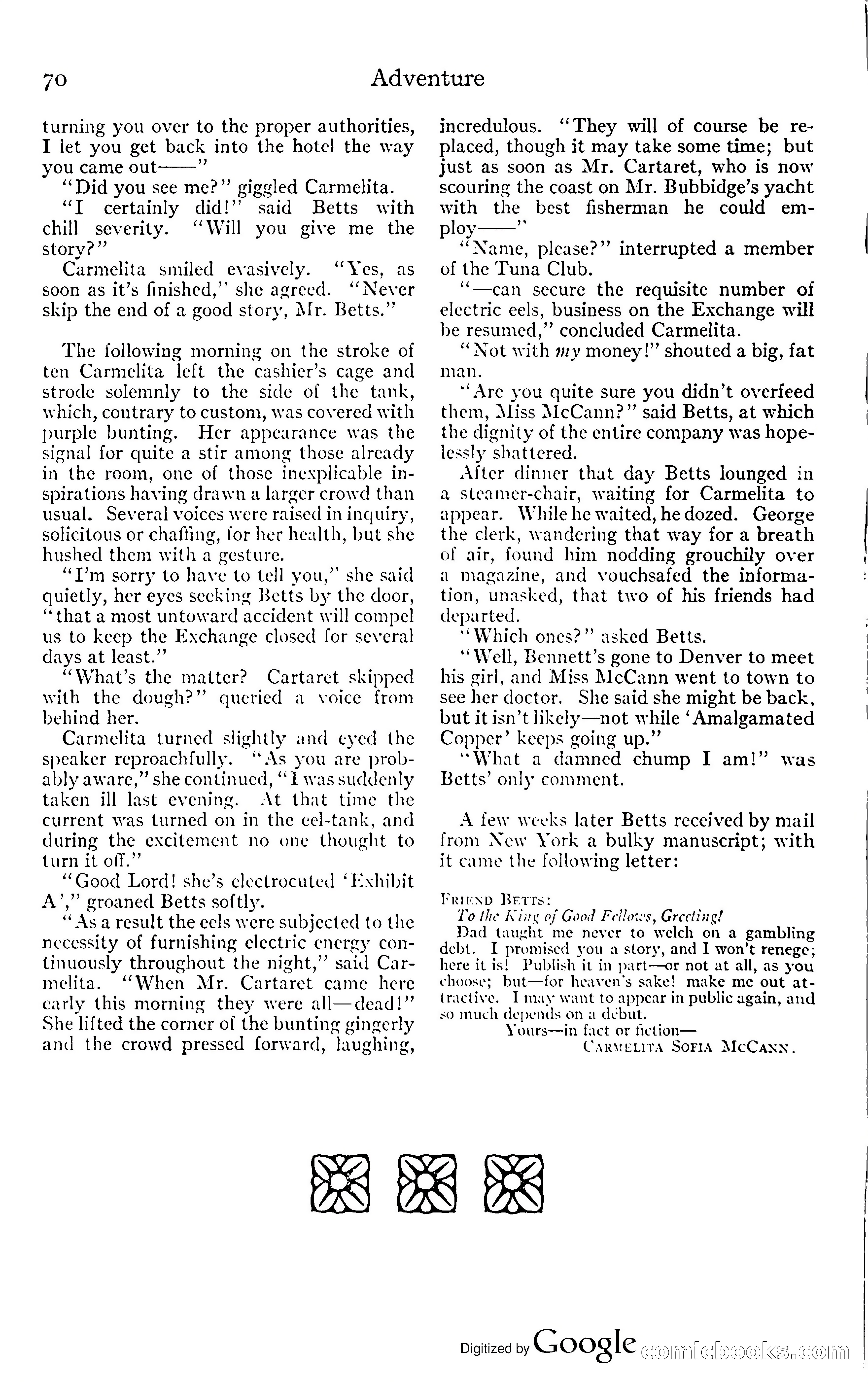 Adventure Magazine, November (1910s) — page 76 of 194
