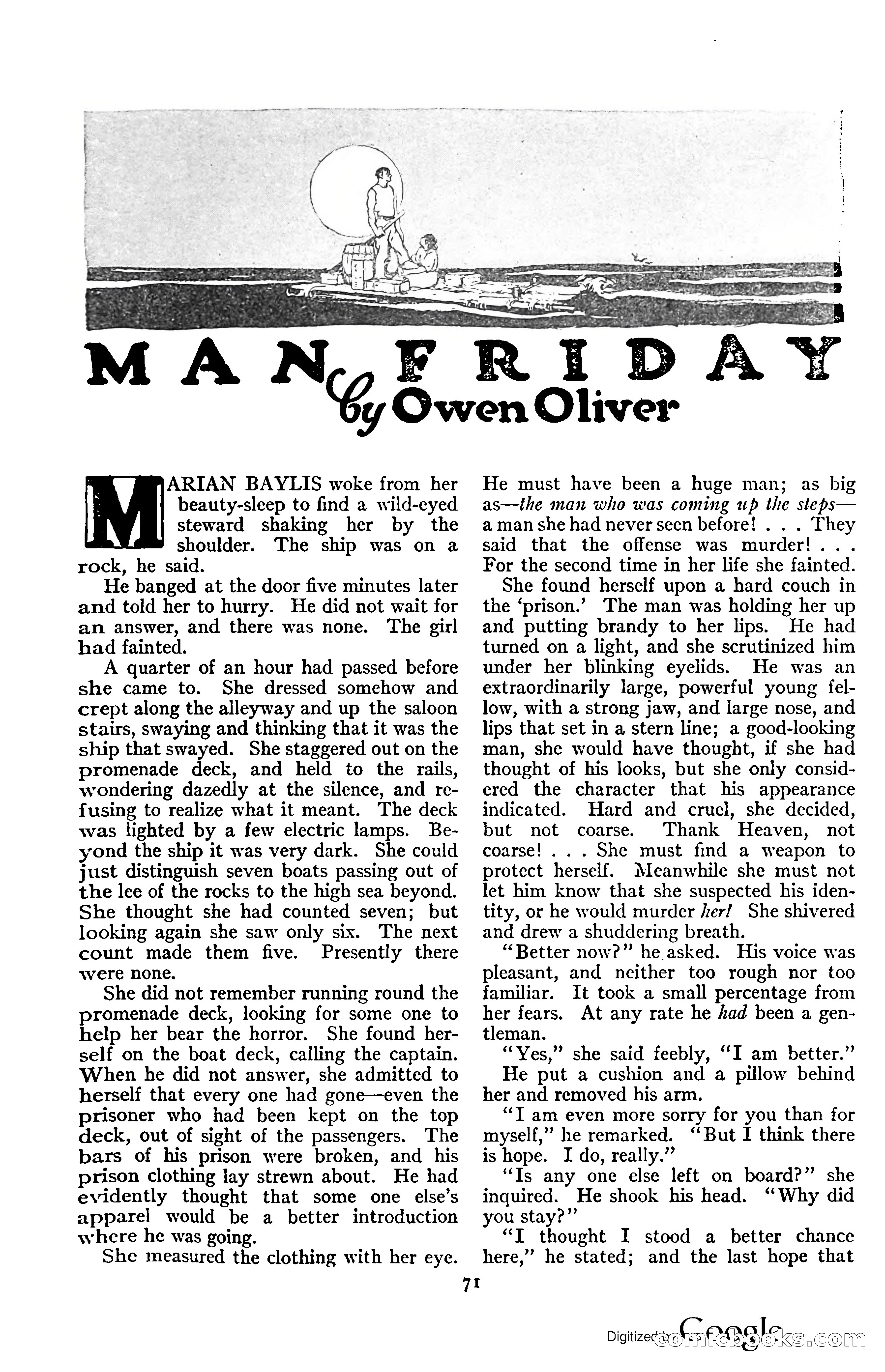 Adventure Magazine, November (1910s) — page 77 of 194