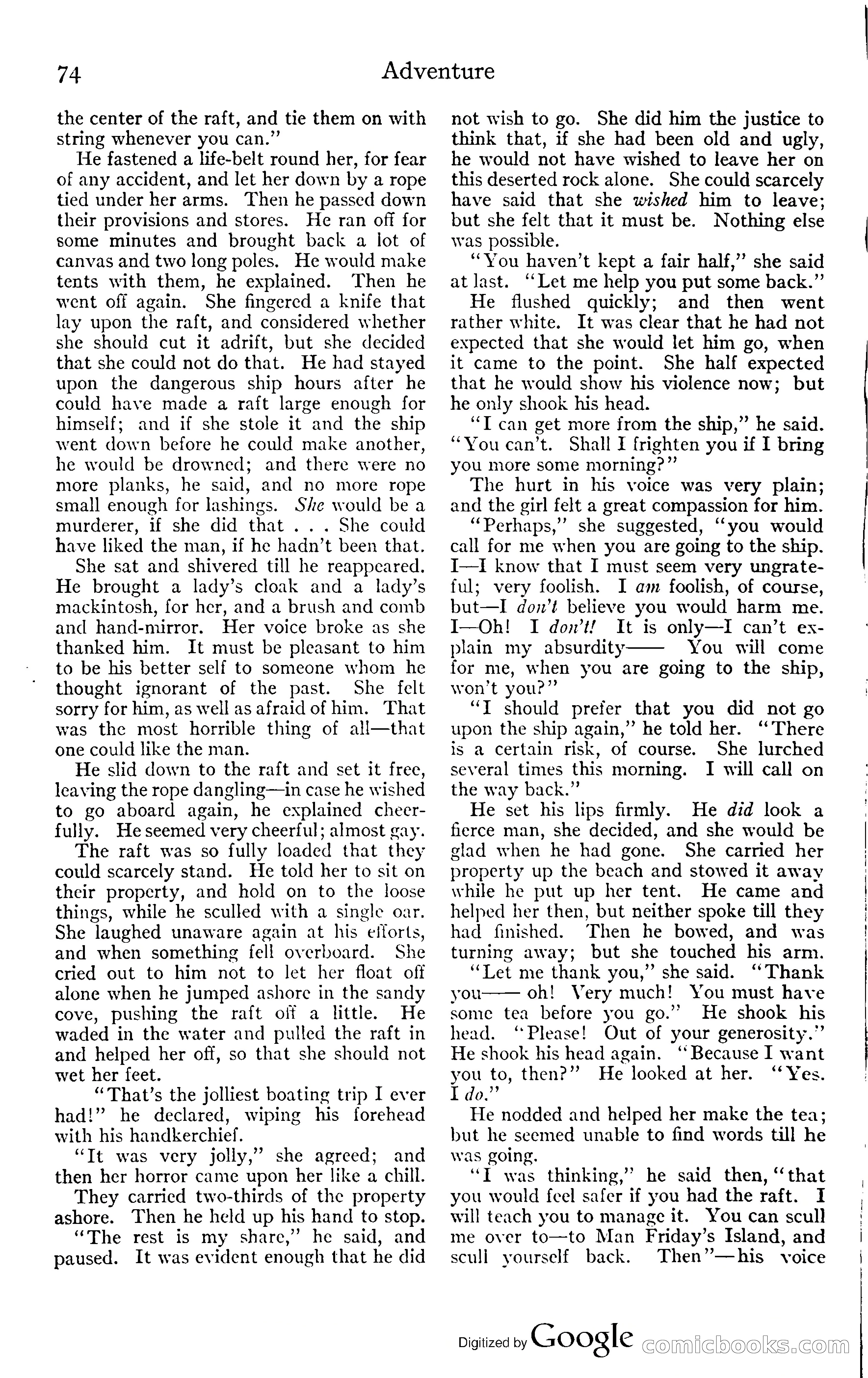Adventure Magazine, November (1910s) — page 80 of 194
