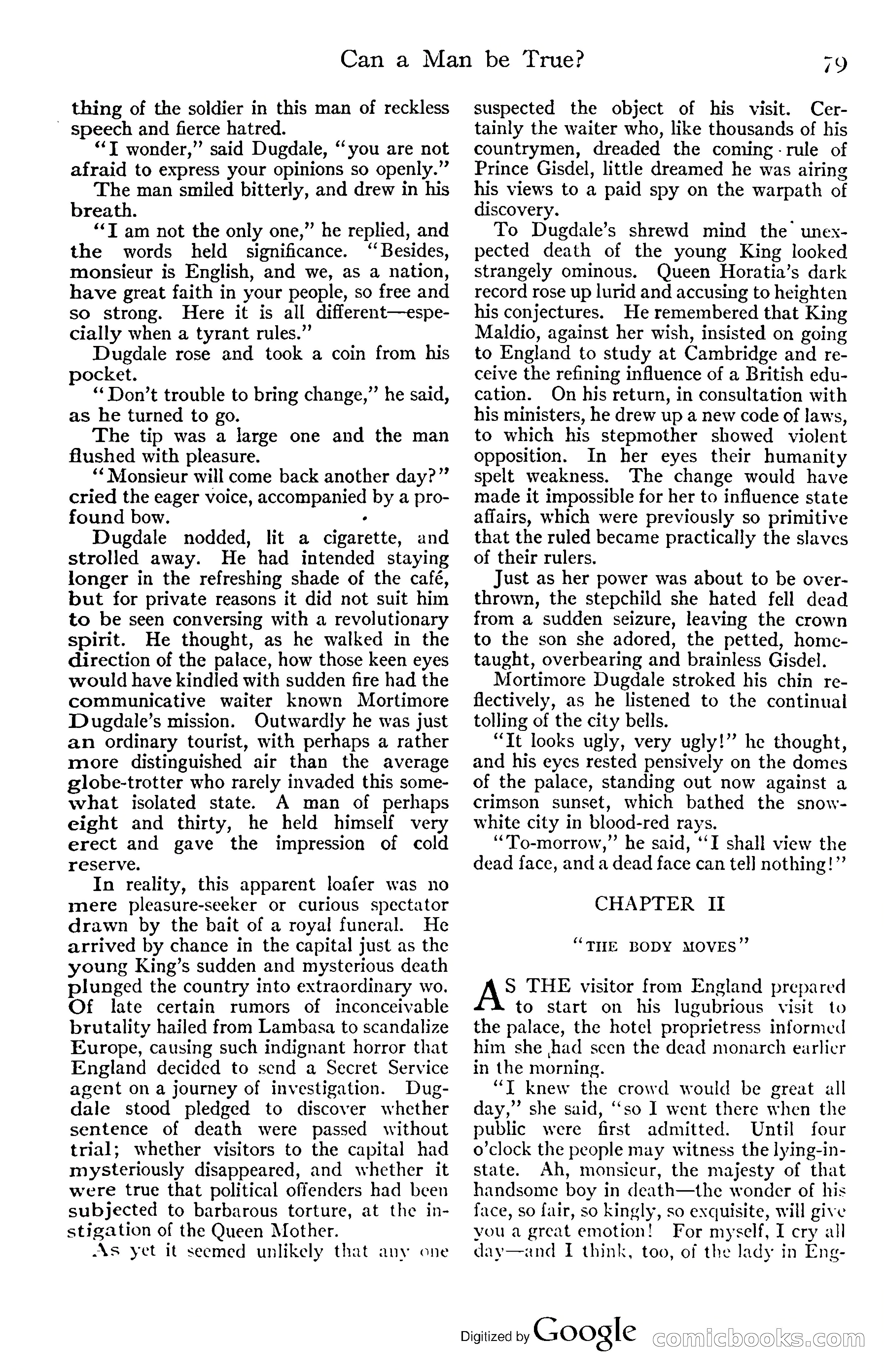 Adventure Magazine, November (1910s) — page 85 of 194