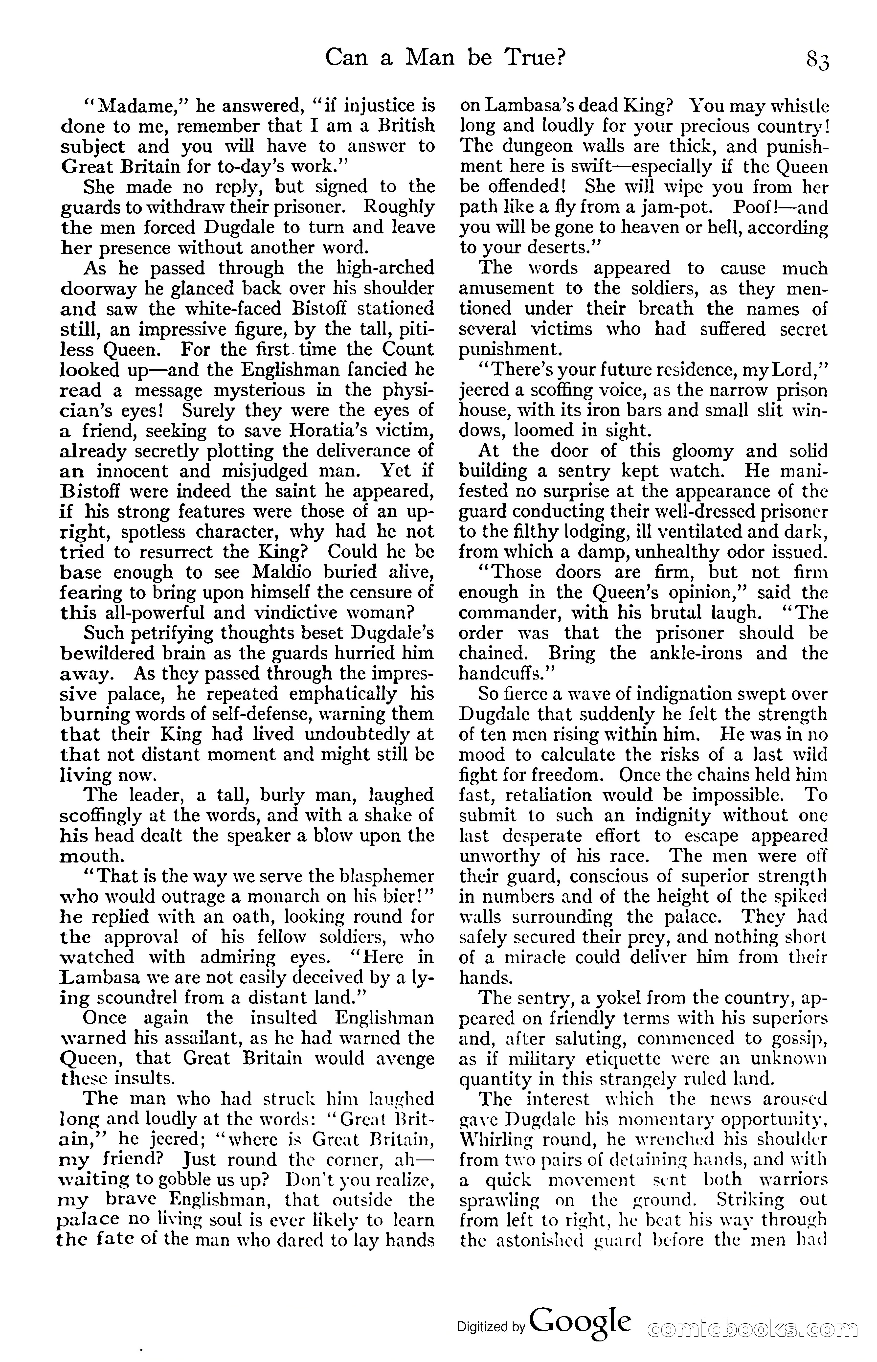 Adventure Magazine, November (1910s) — page 89 of 194